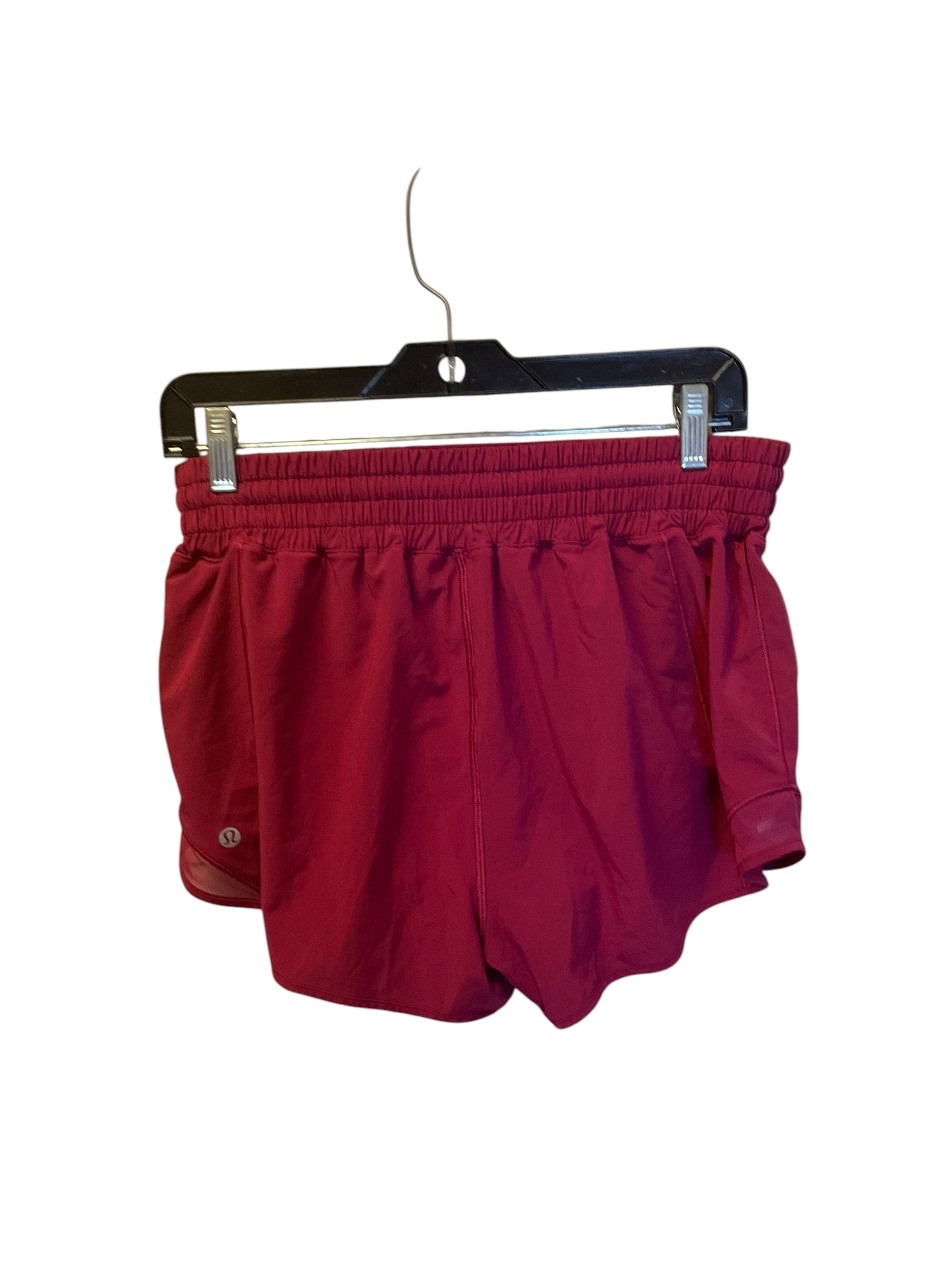 Athletic Shorts By Lululemon In Red, Size: 10