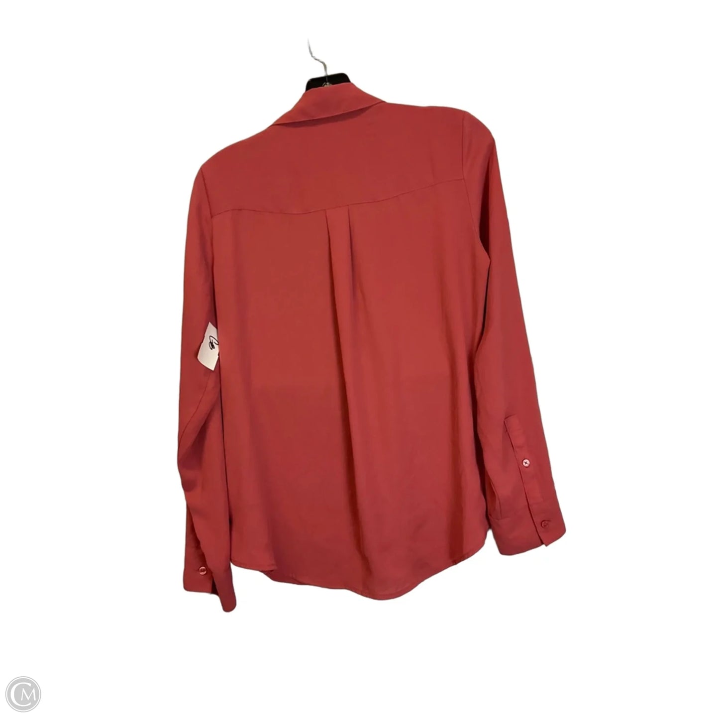 Top Long Sleeve By Express In Orange, Size: S