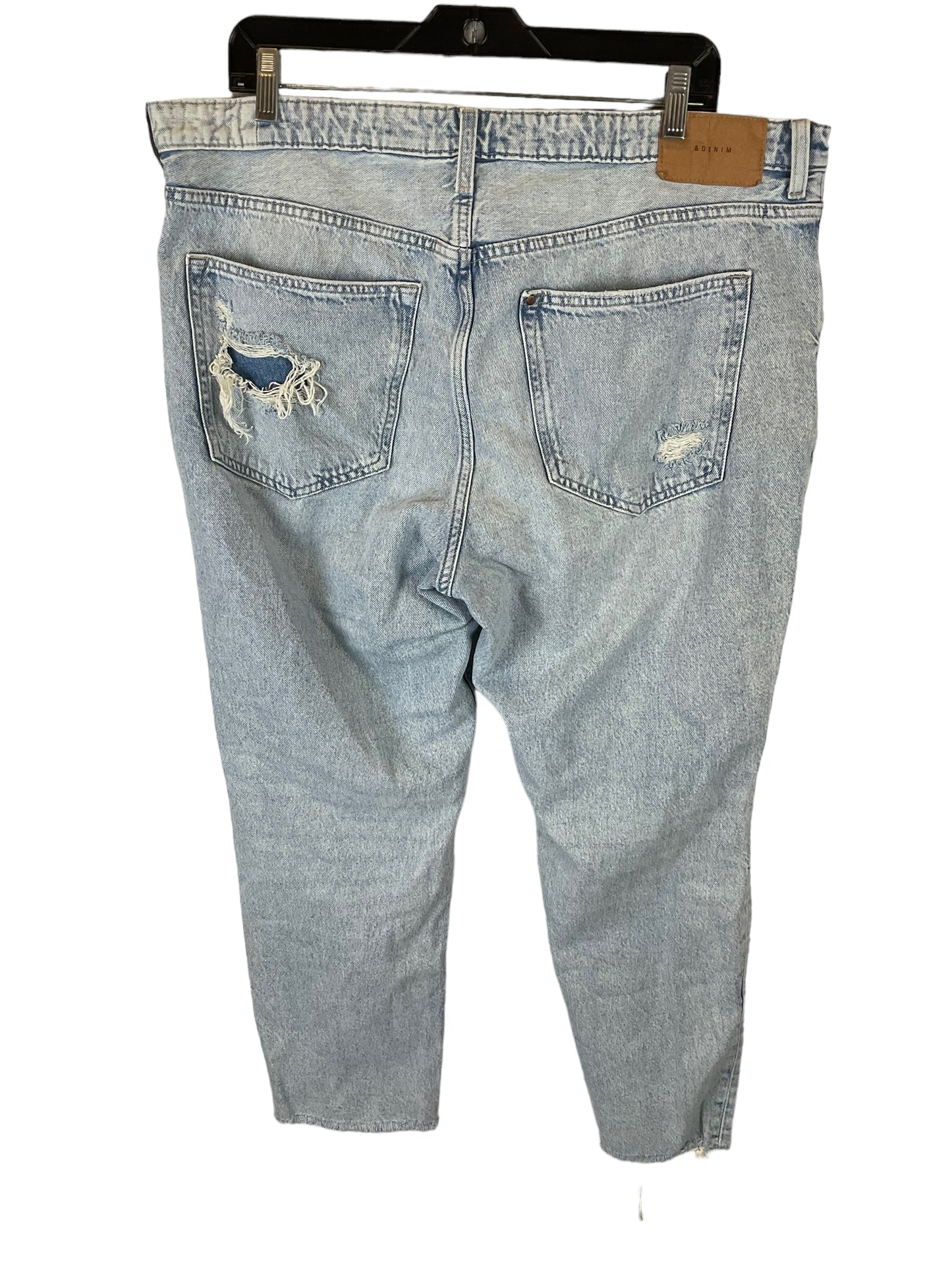 Jeans Straight By H&m Size: 16
