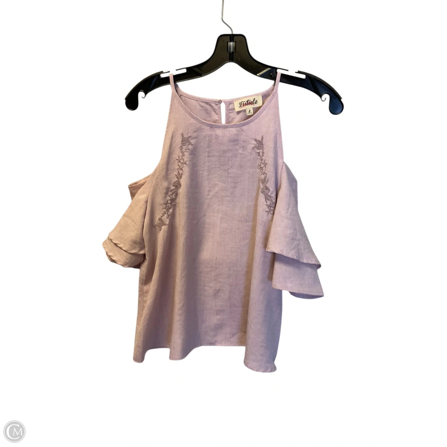 Top Short Sleeve By Listicle In Pink, Size: S