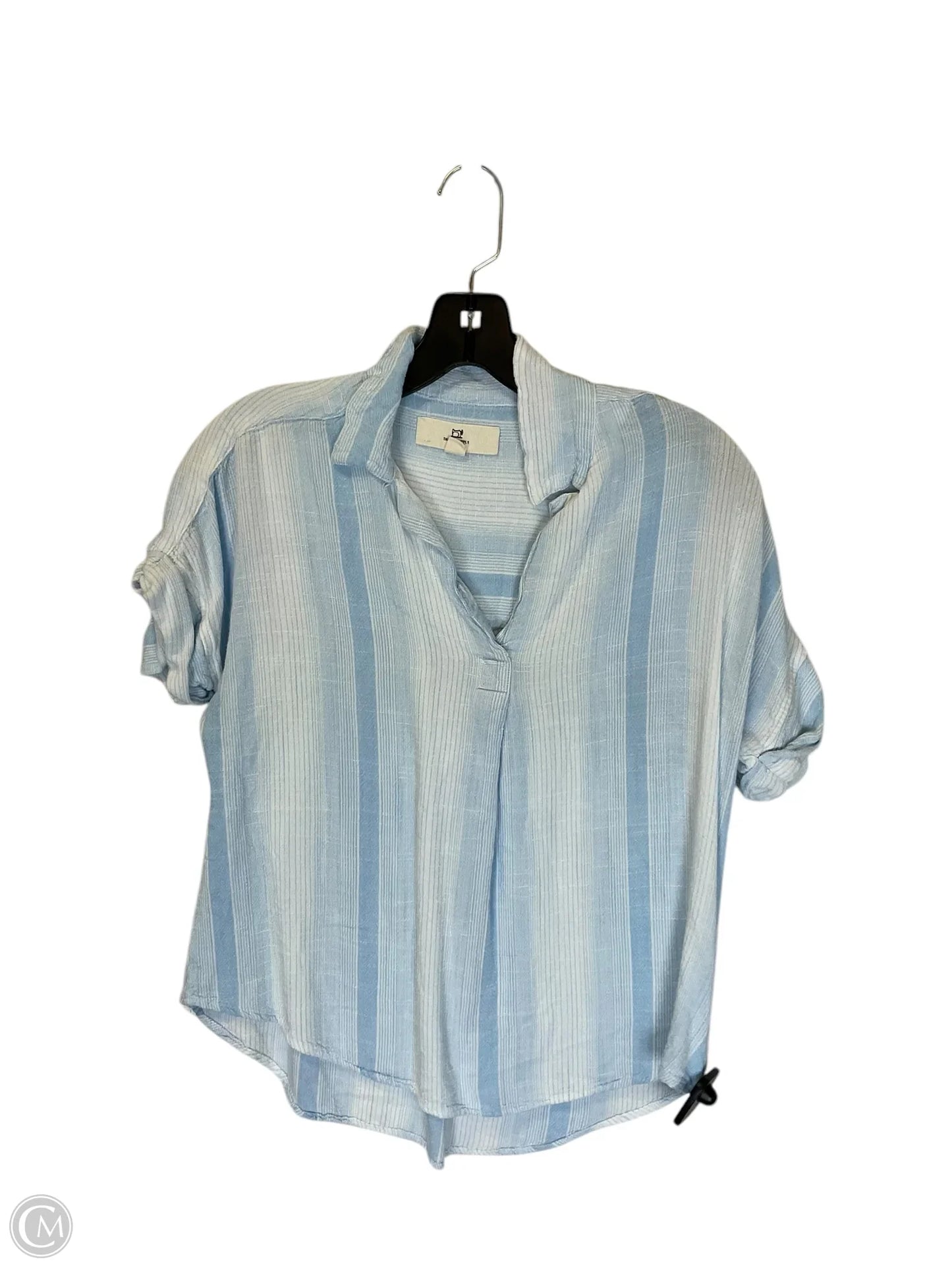 Top Short Sleeve By Thread And Supply In Blue, Size: S