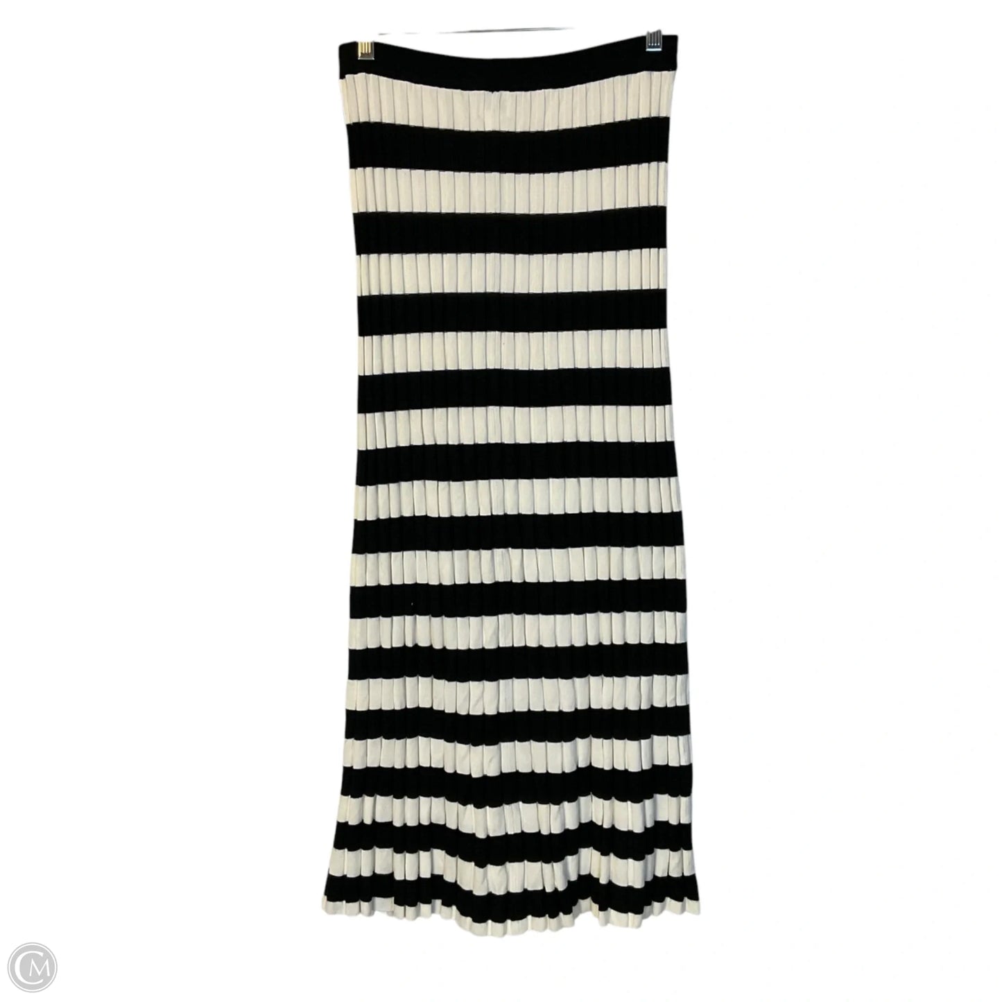 Skirt Maxi By A New Day In Striped Pattern, Size: M