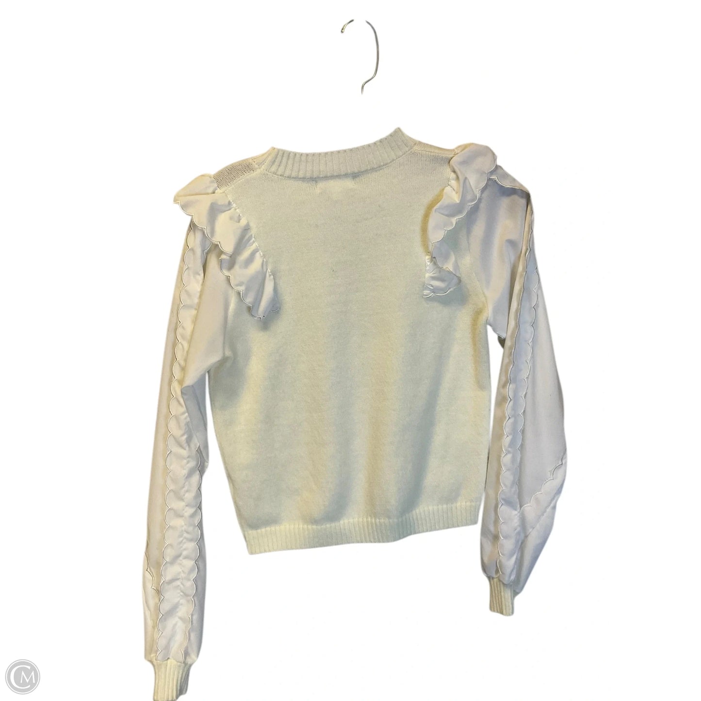 Sweater By Vestique In Cream, Size: M