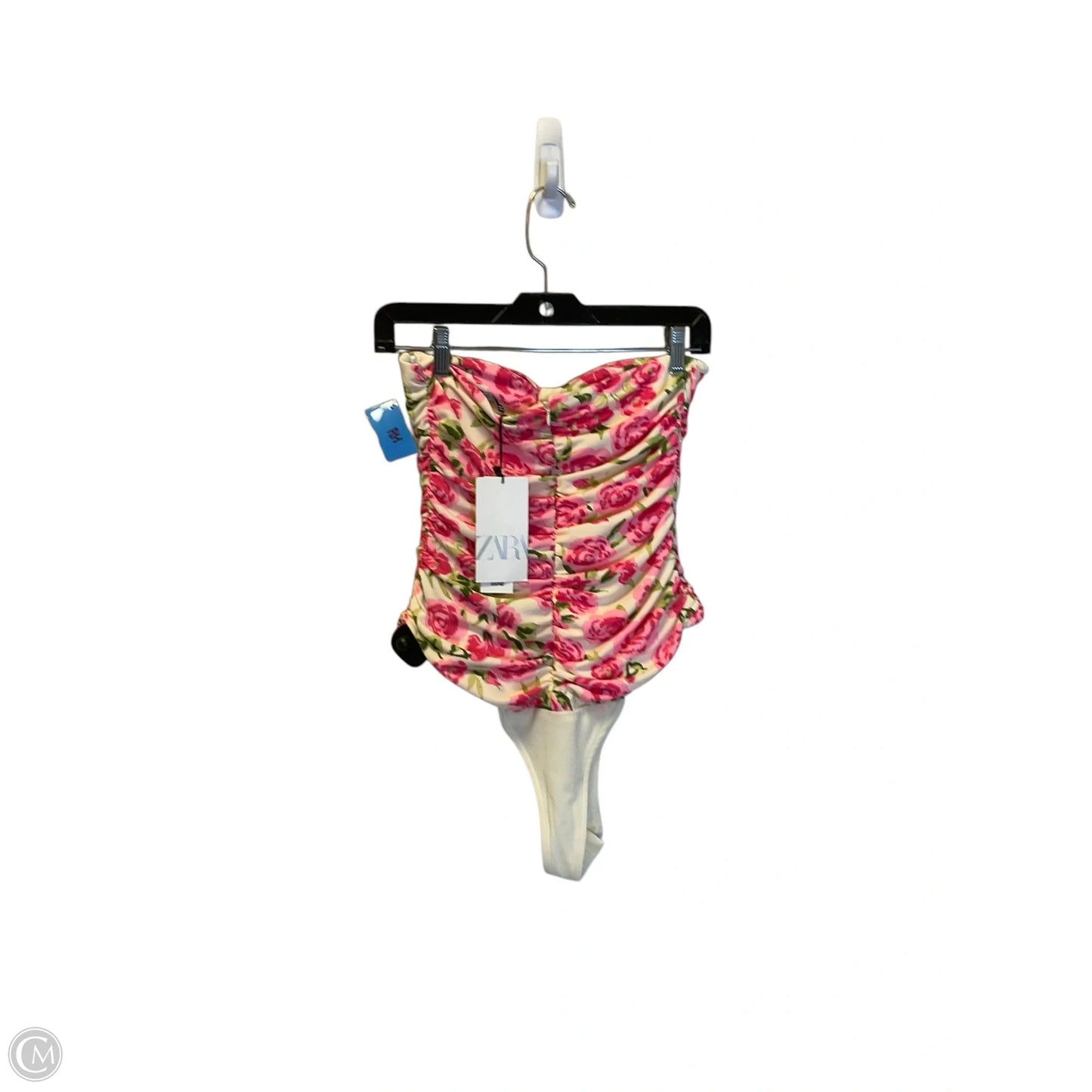 Bodysuit By Zara In Floral Print, Size: M