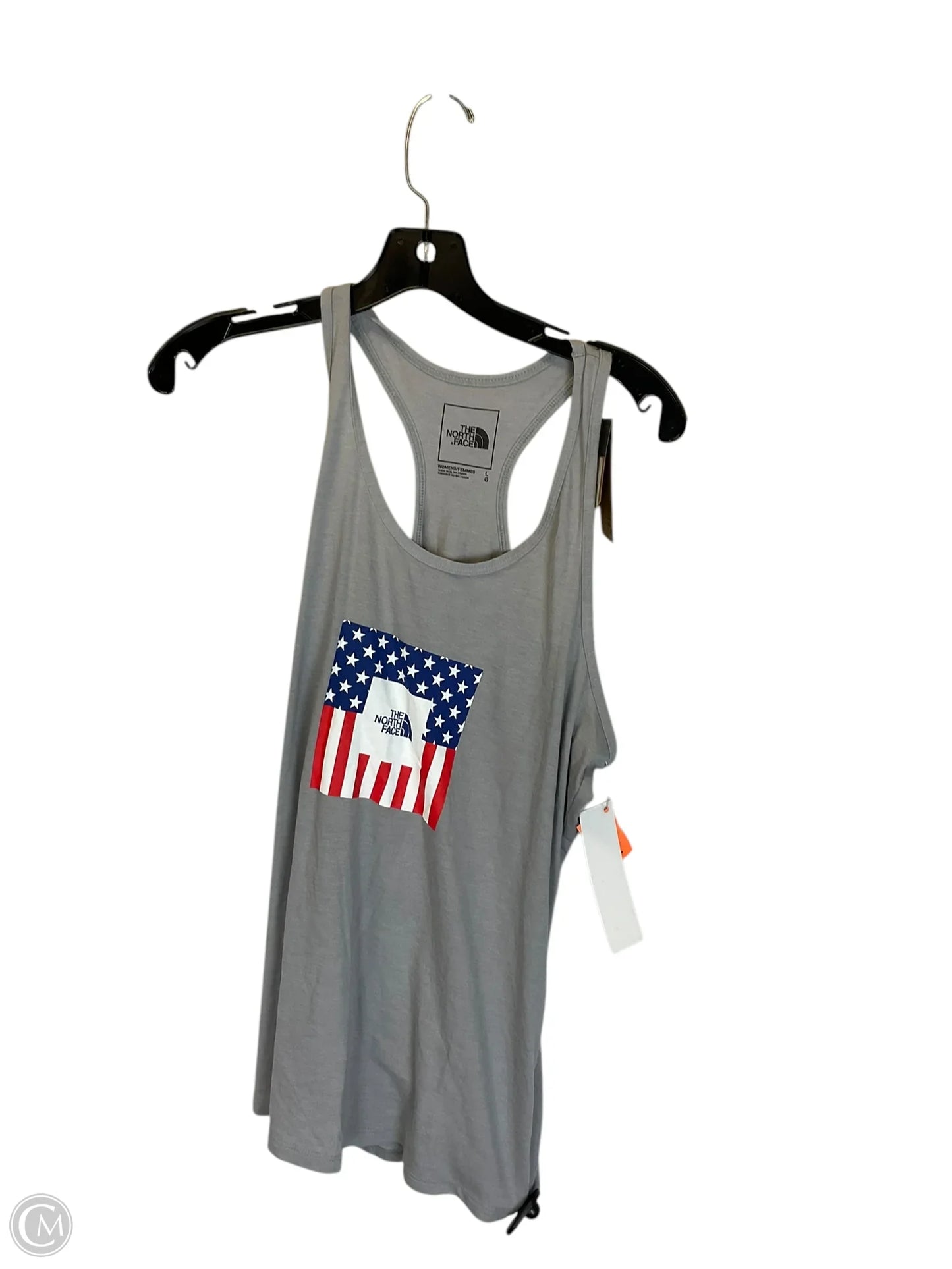 Athletic Tank Top By The North Face In Grey, Size: L
