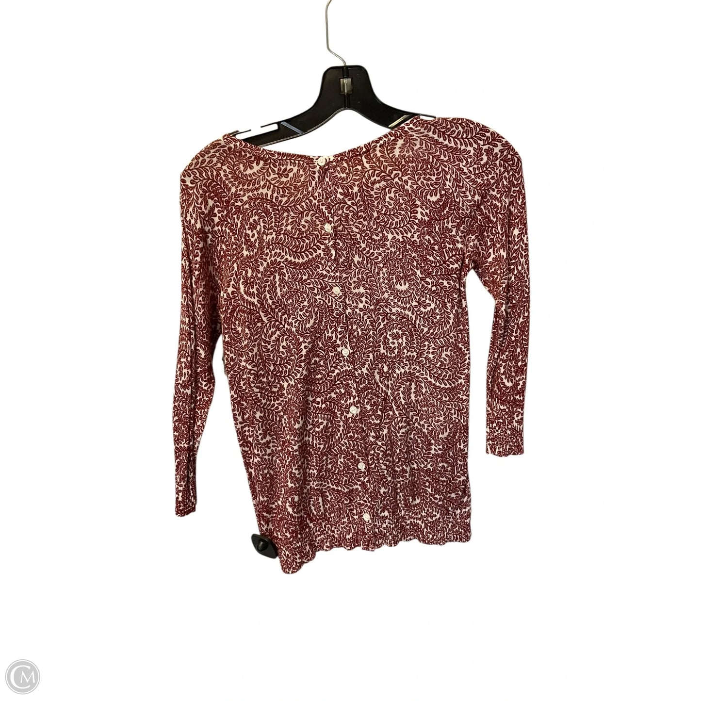 Top Long Sleeve By Loft In Red, Size: Xs