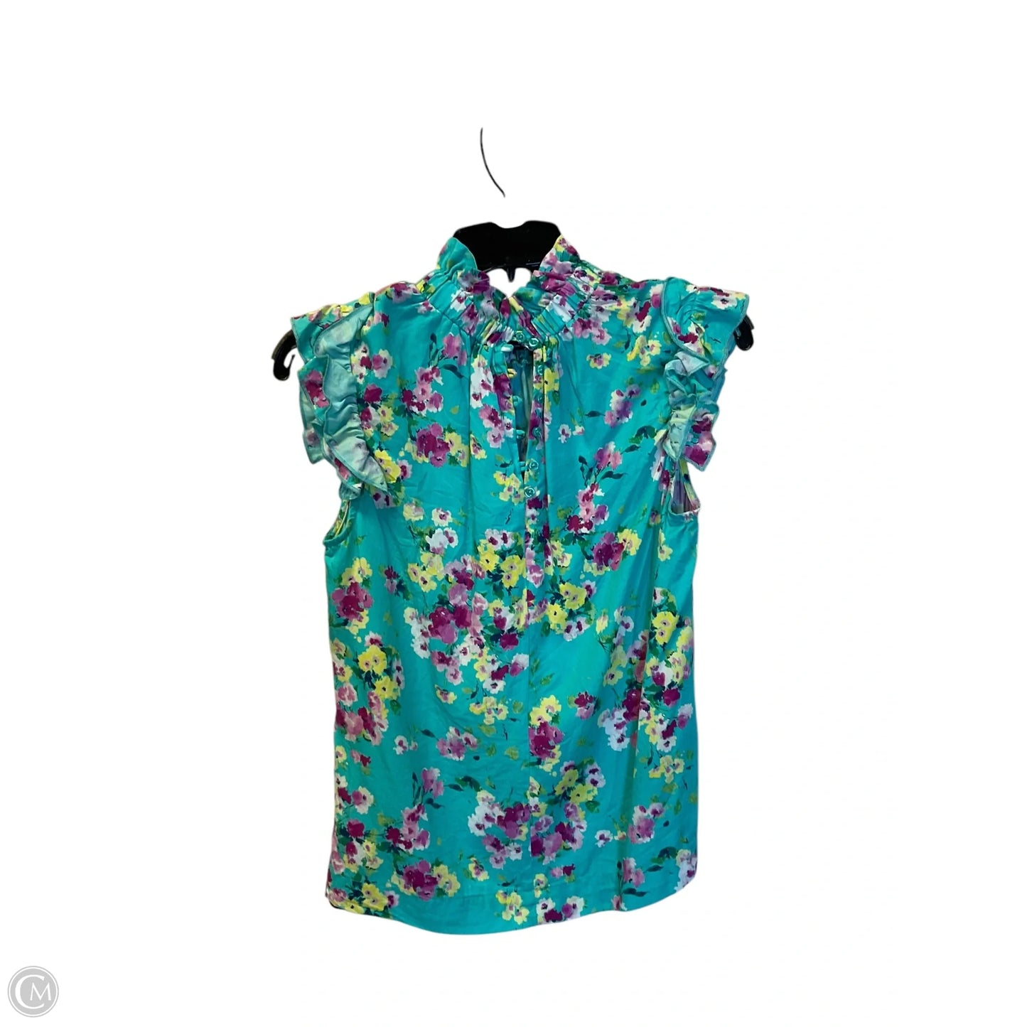 Top Sleeveless By Kut In Blue, Size: S