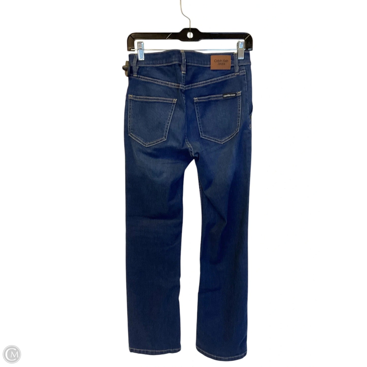 Jeans Flared By Calvin Klein In Blue Denim, Size: 2