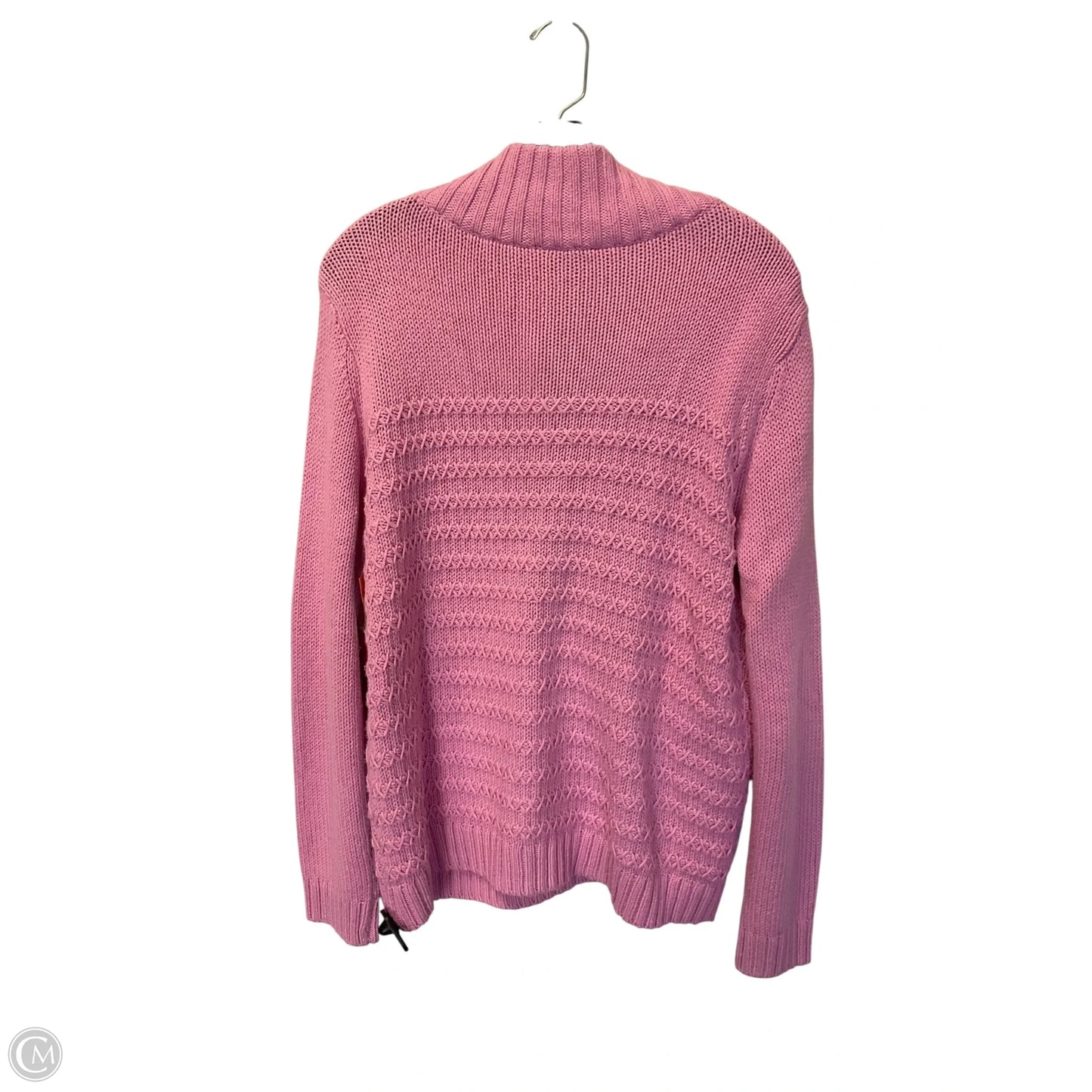 Sweater By Talbots In Pink, Size: L