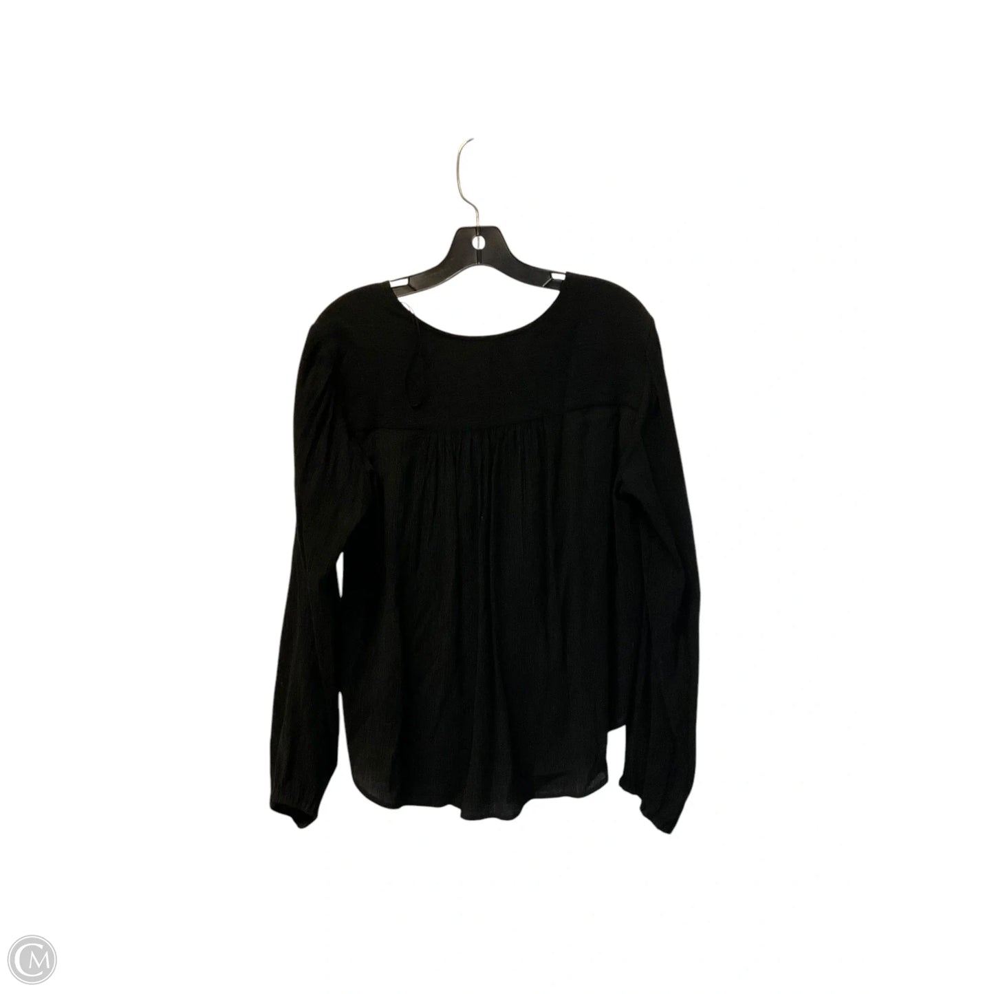 Top Long Sleeve By Free People In Black, Size: M