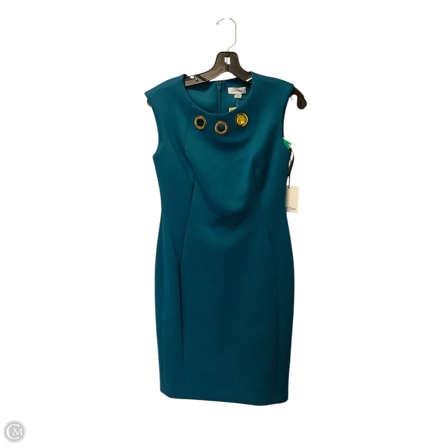 Dress Casual Short By Calvin Klein In Blue, Size: 4