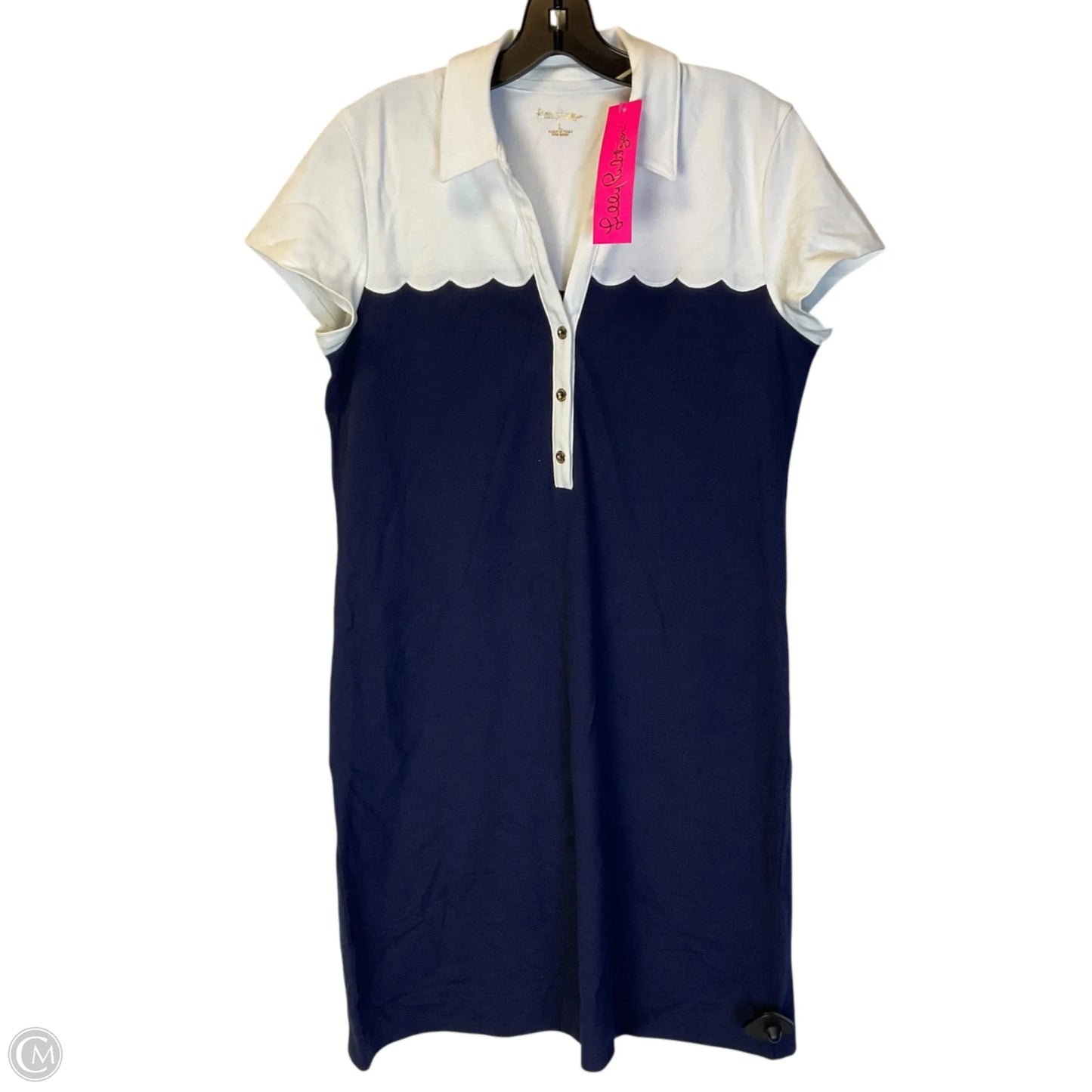 Dress Designer By Lilly Pulitzer In Ombre Print, Size: L