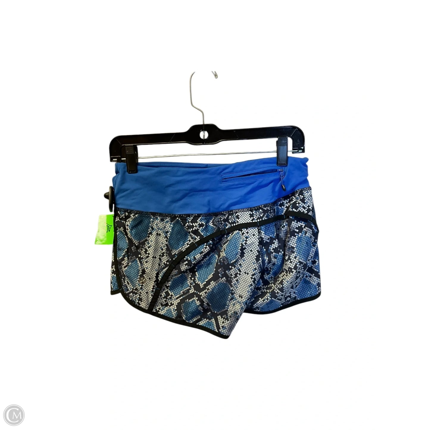 Athletic Shorts By Lululemon In Blue, Size: 4