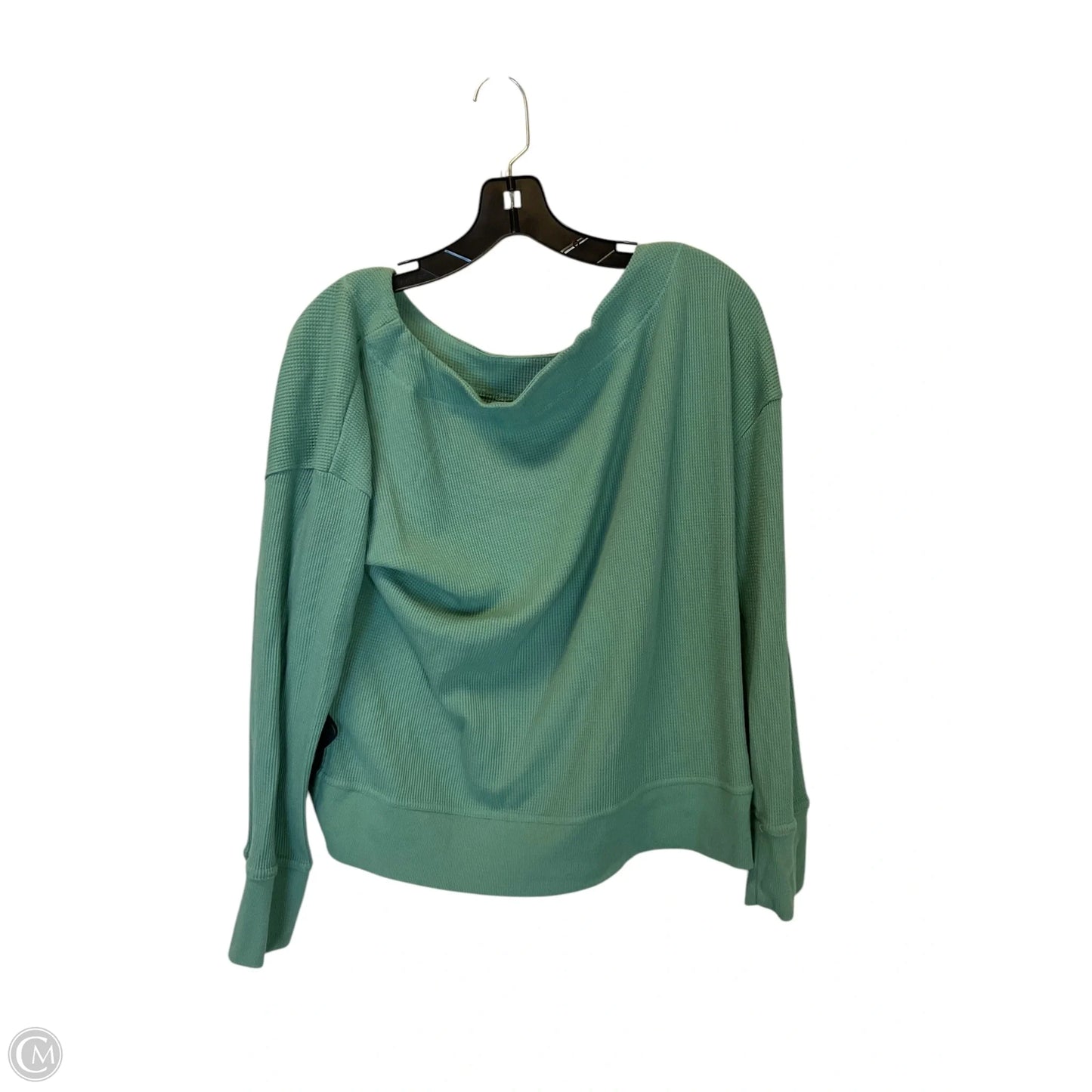 Top Long Sleeve By Anthropologie In Green, Size: M