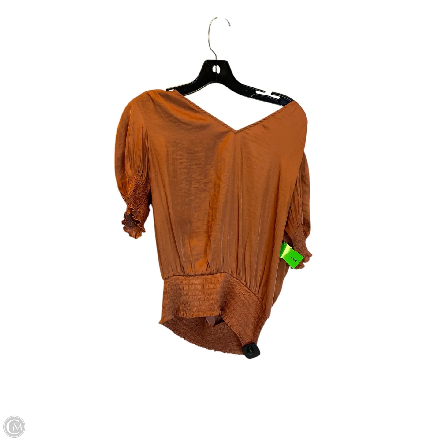 Top Short Sleeve By Philosophy In Orange, Size: L
