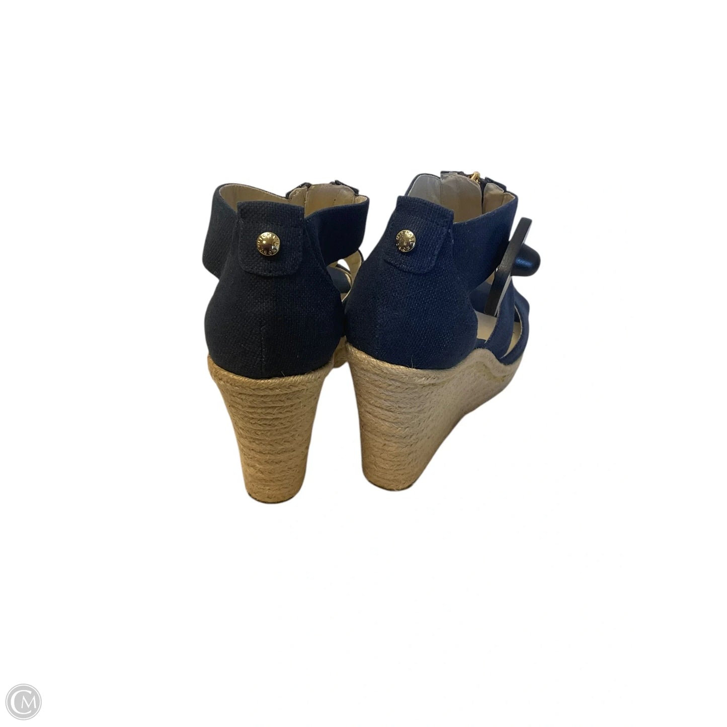 Shoes Heels Wedge By Michael By Michael Kors In Navy, Size: 8.5