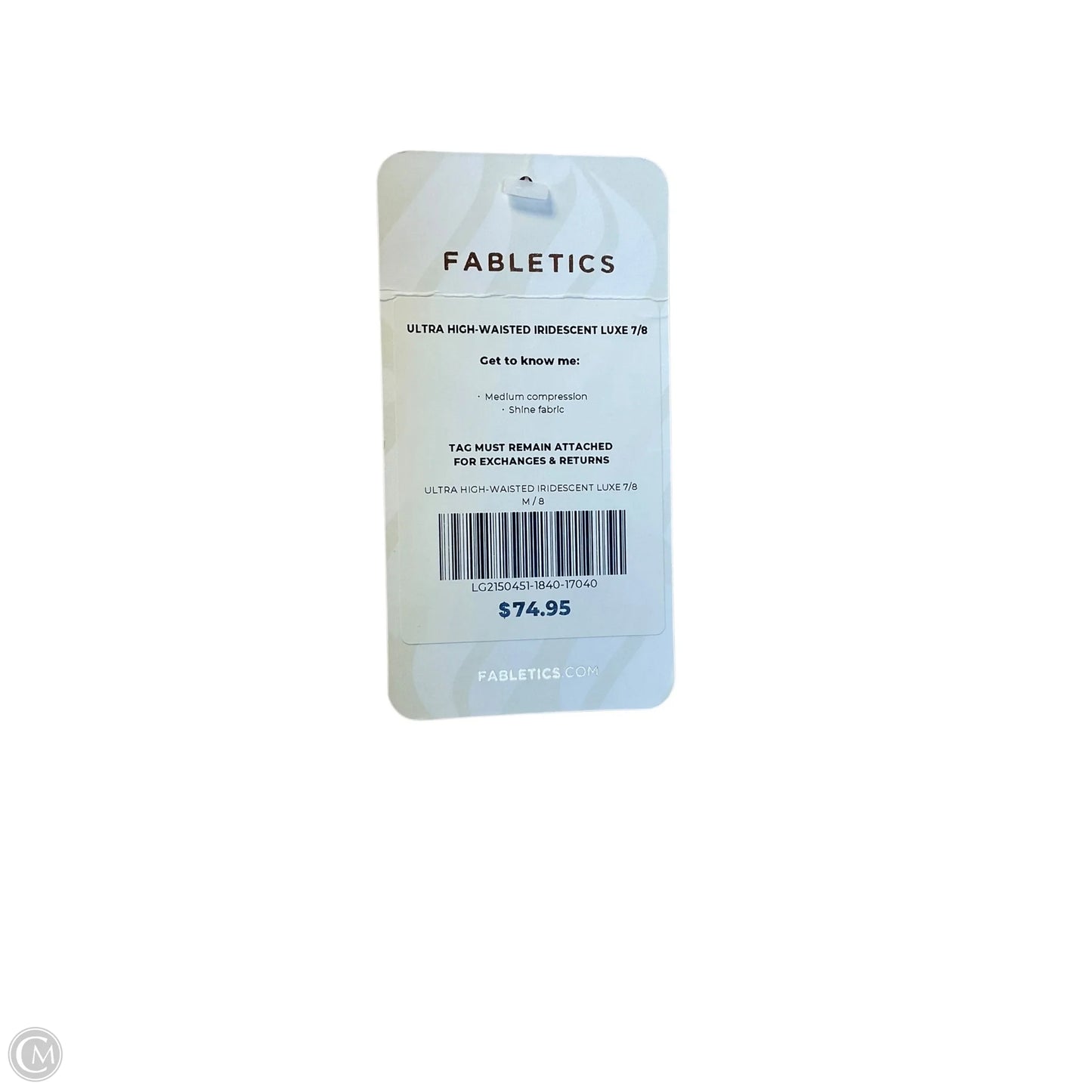 Athletic Leggings By Fabletics In Orange, Size: M