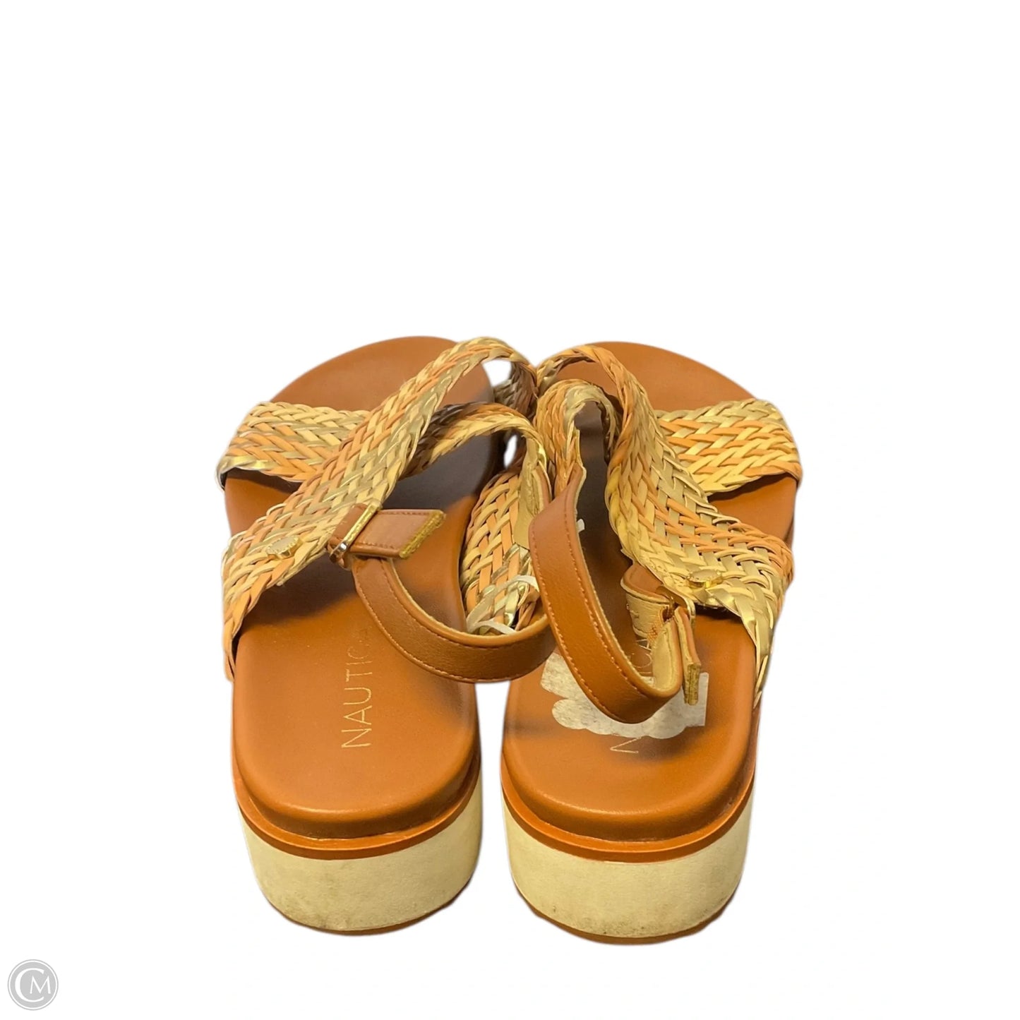 Sandals Flats By Nautica In Brown, Size: 6