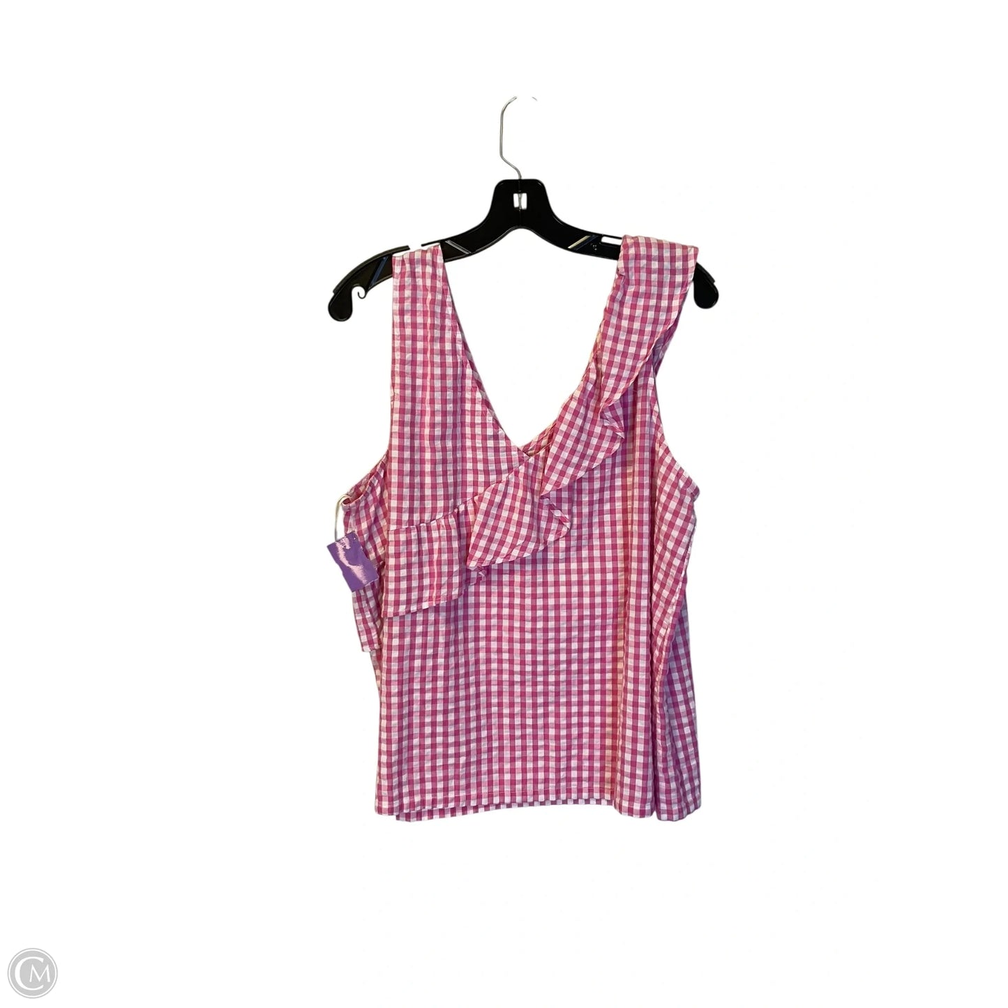 Top Sleeveless By Crown And Ivy In Pink, Size: Xxl