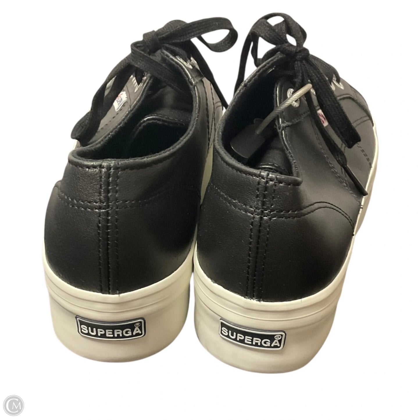 Shoes Sneakers By Superga In Black, Size: 9