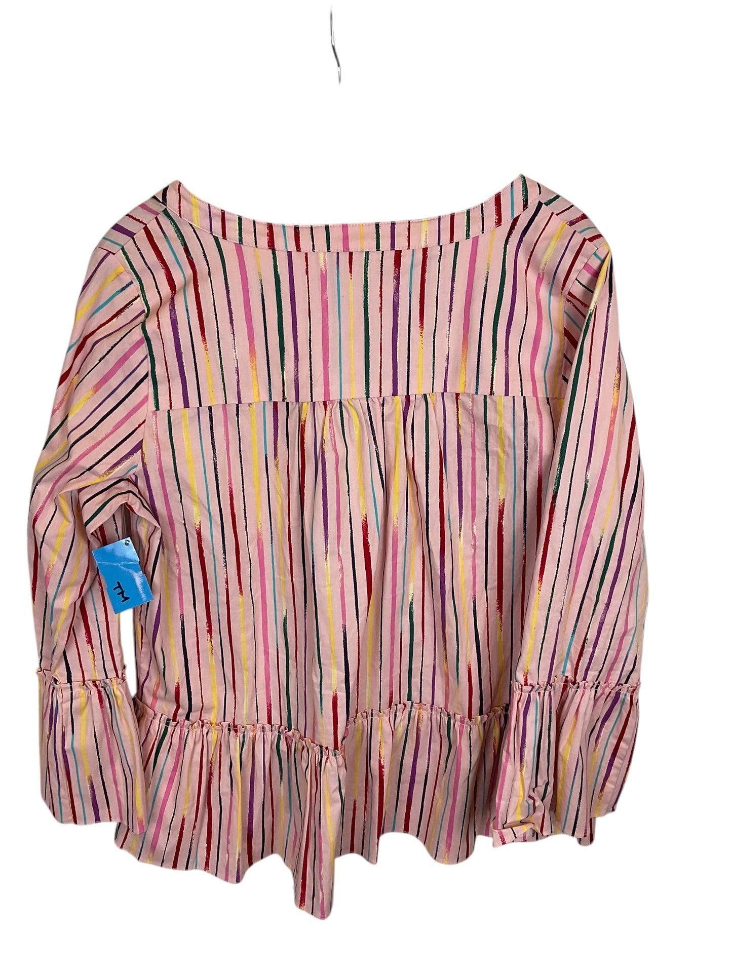 Top Long Sleeve By Cmc In Pink, Size: 22