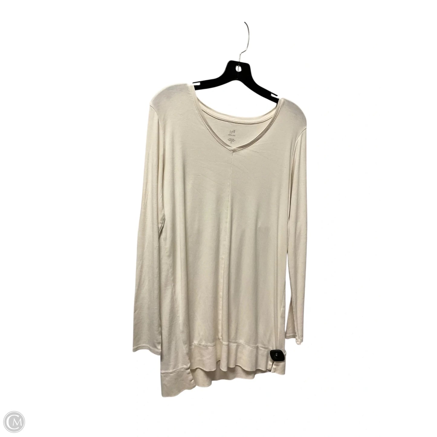 Tunic Long Sleeve By J. Jill In White, Size: M