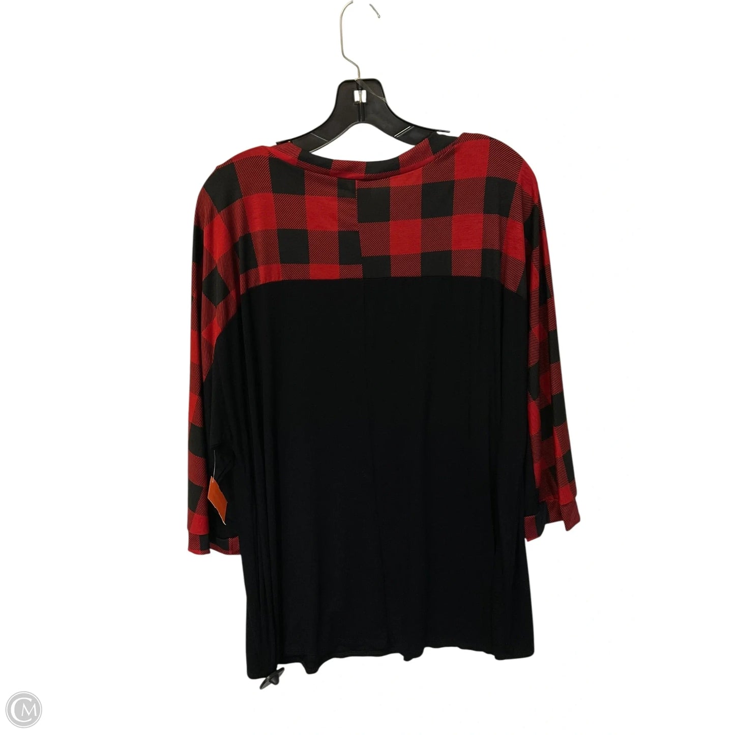 Top Long Sleeve By Sew In Love In Black, Size: 2x