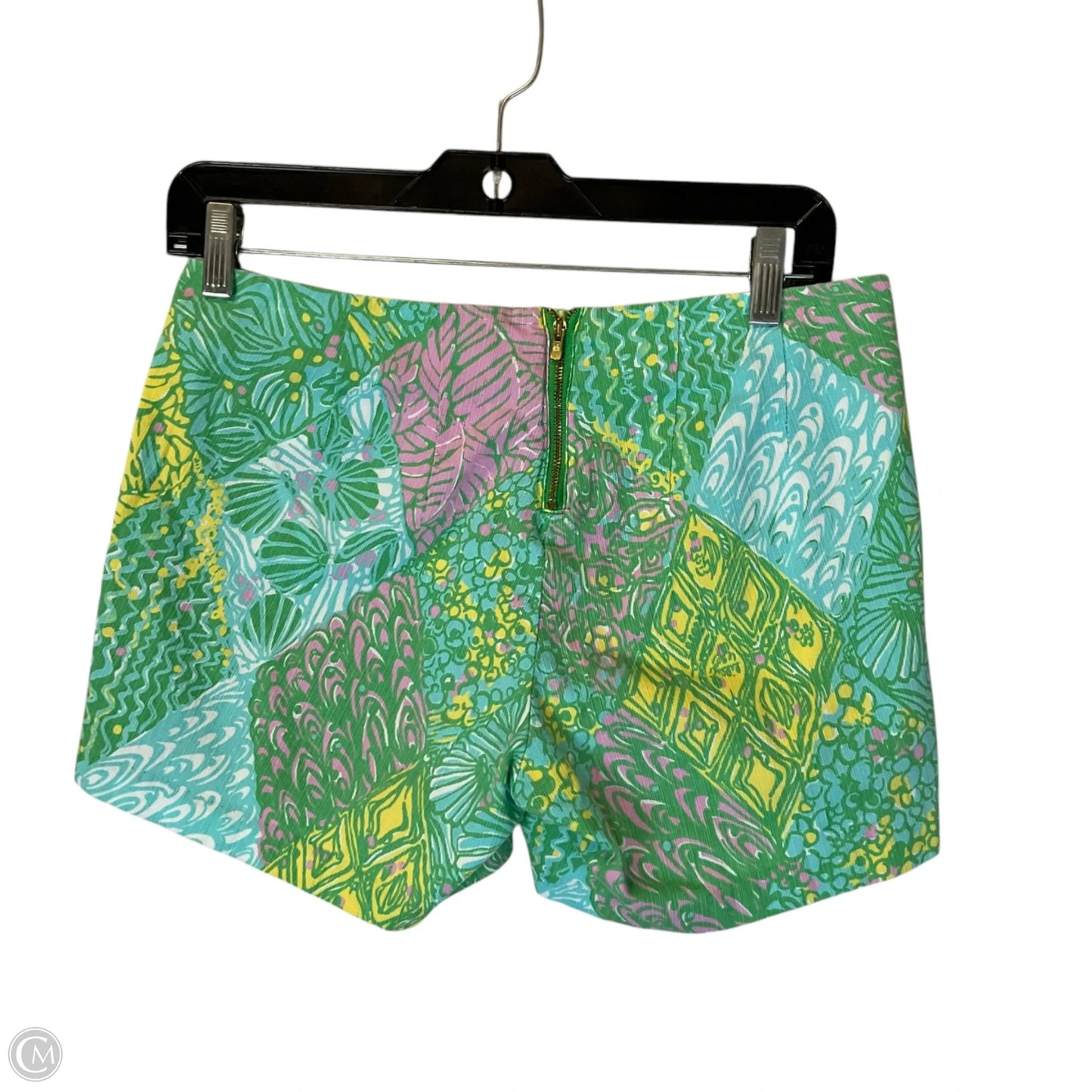 Shorts Designer By Lilly Pulitzer In Blue & Green, Size: 2