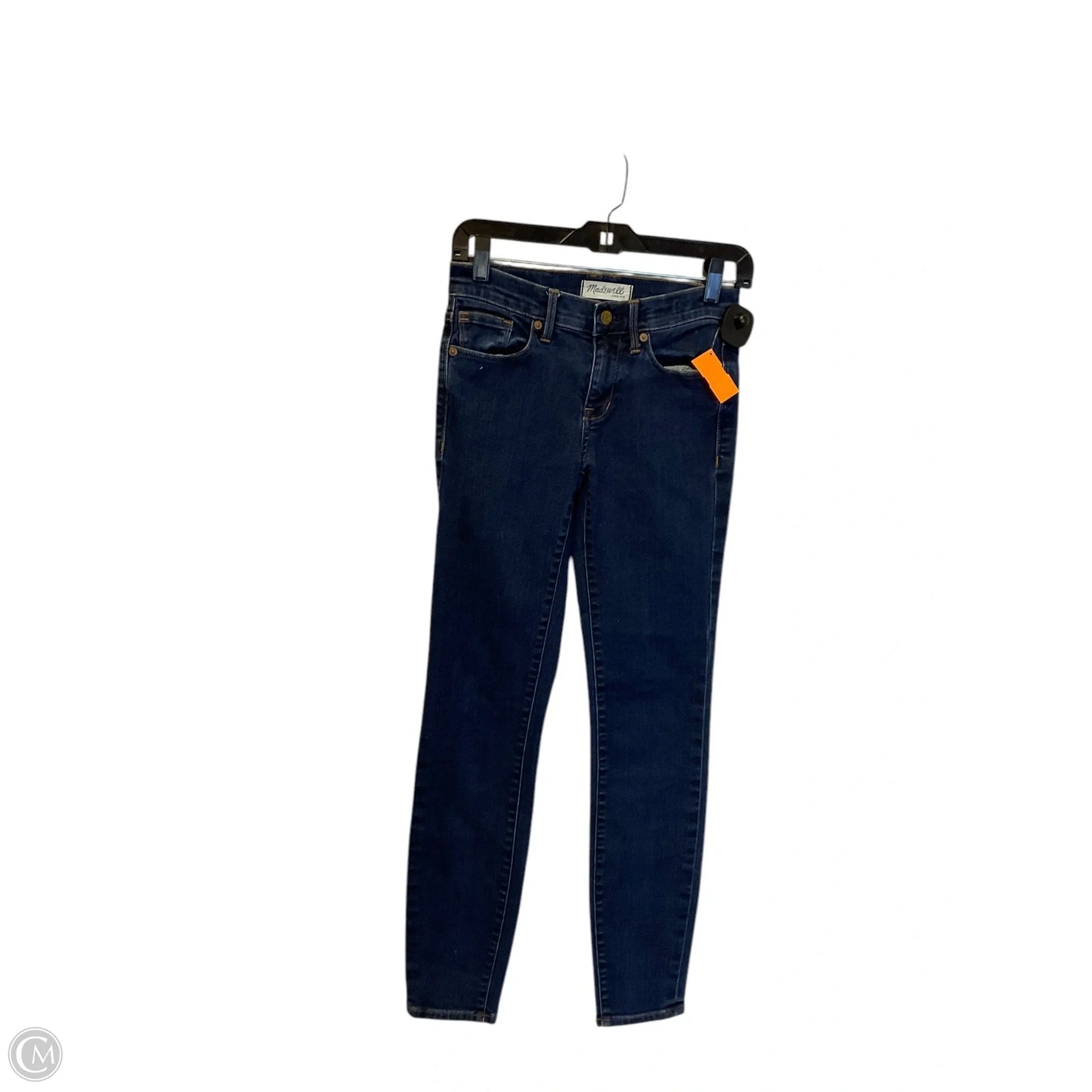 Jeans Skinny By Madewell In Blue Denim, Size: 2