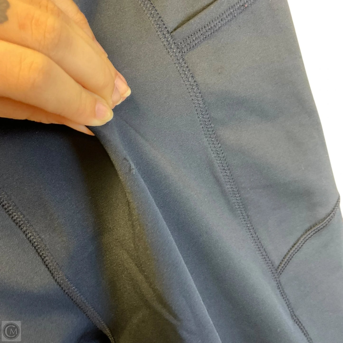 Athletic Leggings By Spyder In Navy, Size: Xl