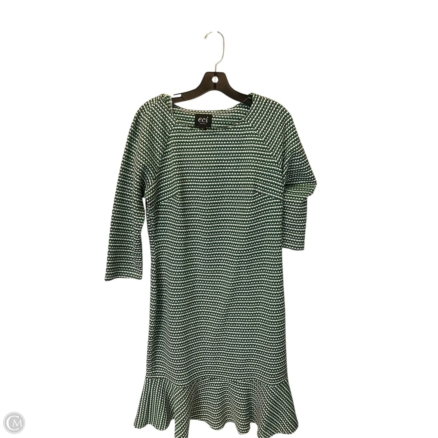 Dress Party Midi By Eci In Green, Size: L