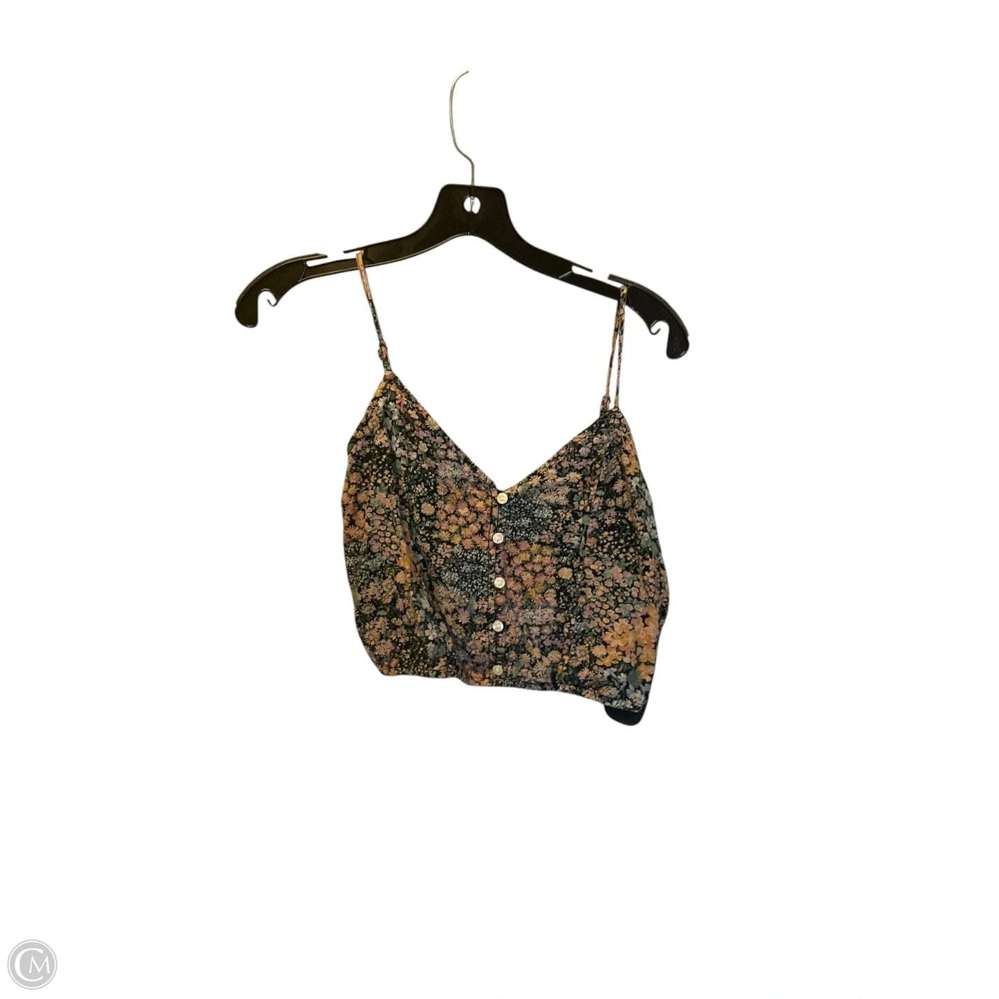 Top Sleeveless By American Eagle In Floral Print, Size: S