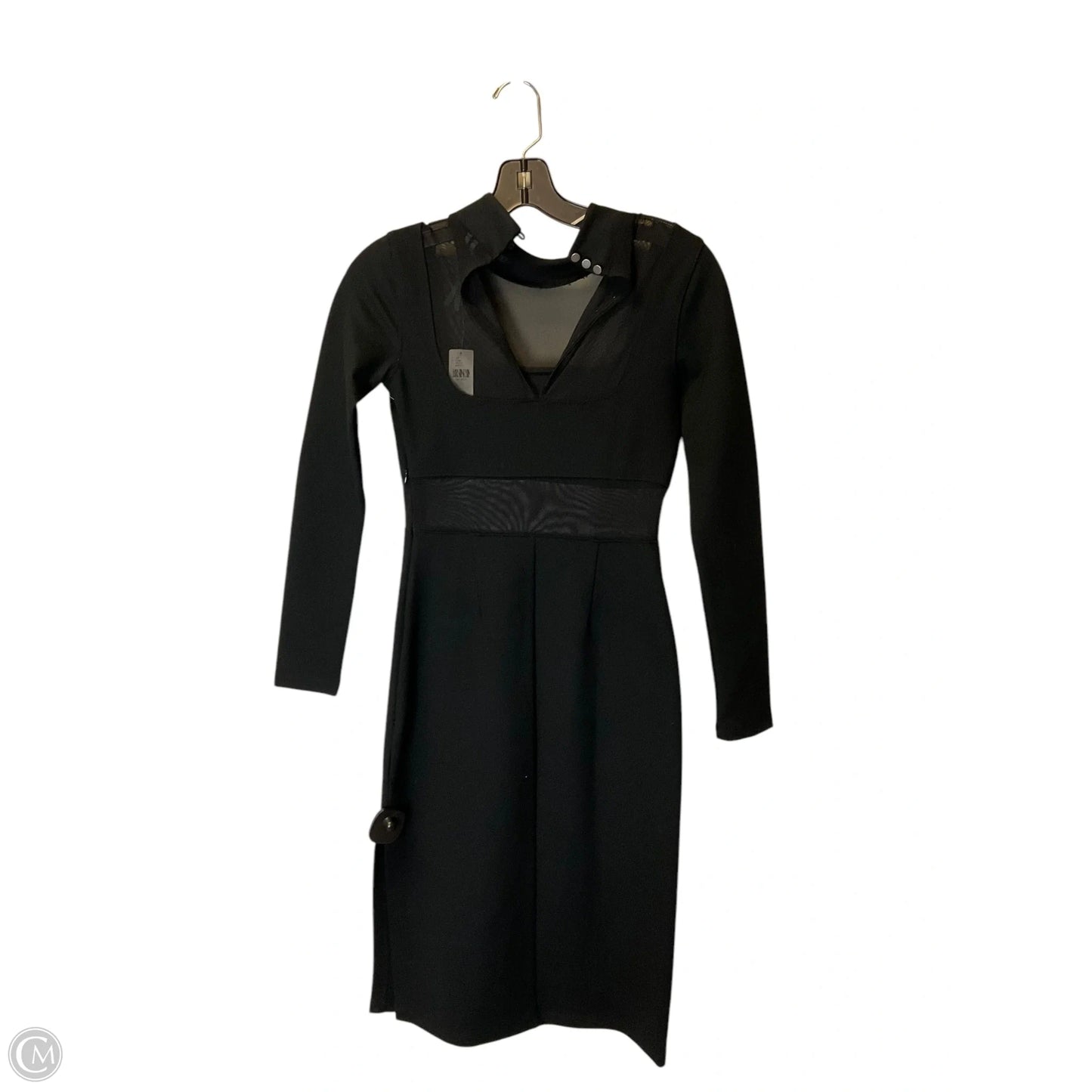 Dress Work By Anthropologie In Black, Size: Xxs