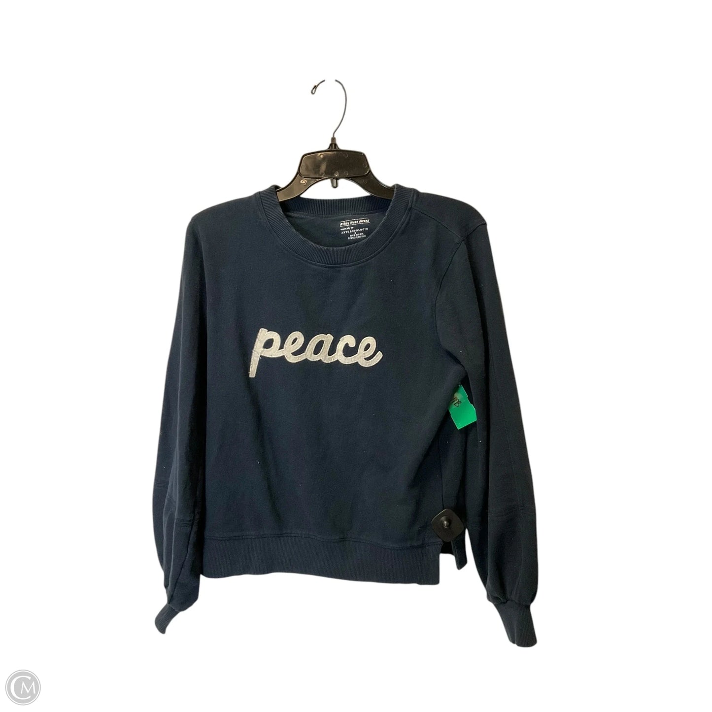 Sweatshirt Crewneck By Ashley Brown Durand In Navy, Size: S