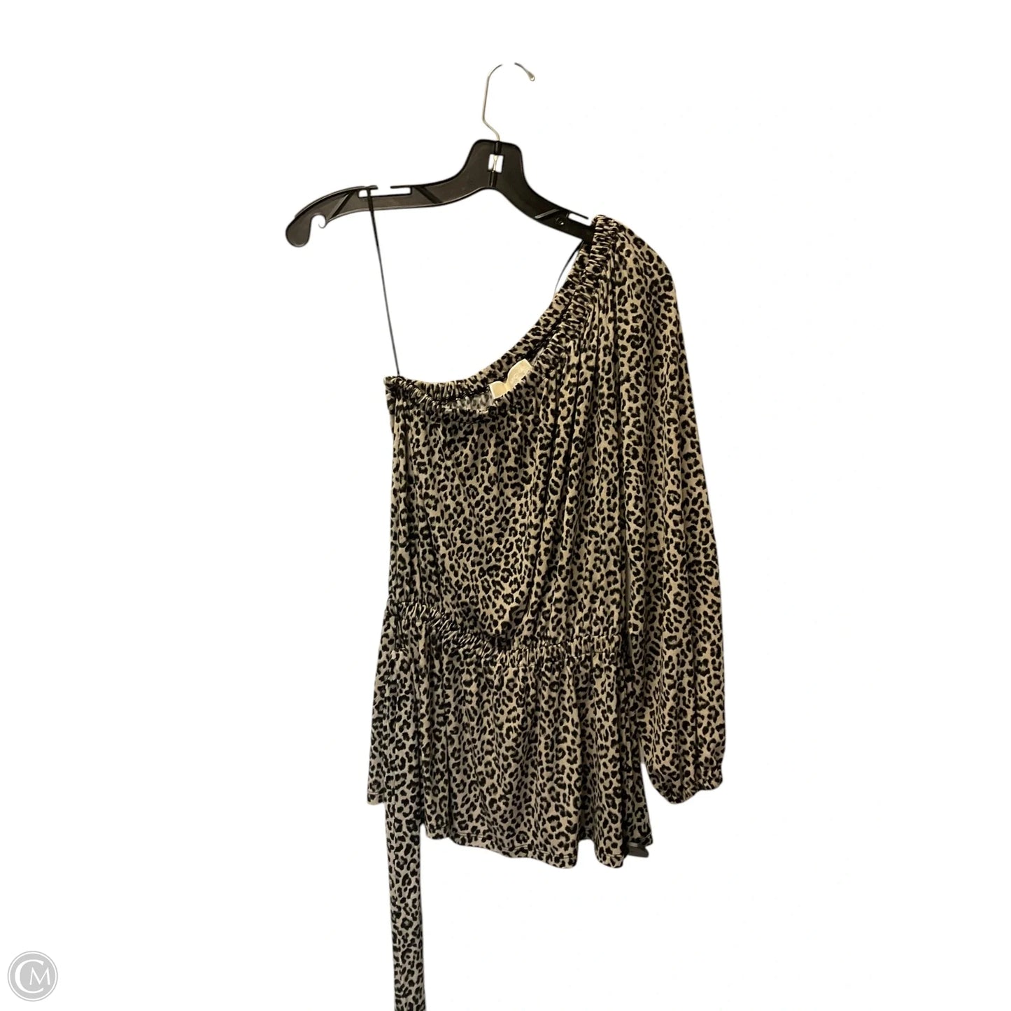 Top Long Sleeve By Michael By Michael Kors In Animal Print, Size: Xs