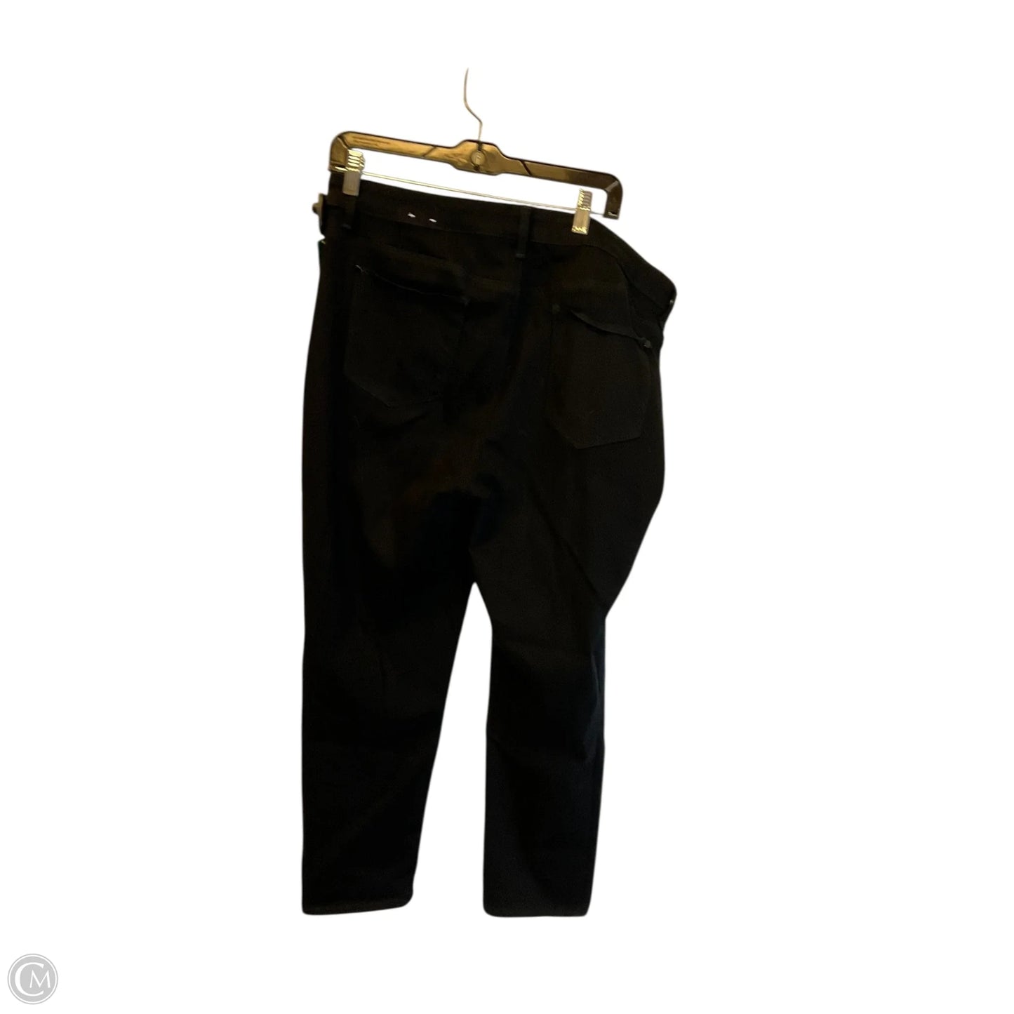 Jeans Skinny By Chicos In Black Denim, Size: 16