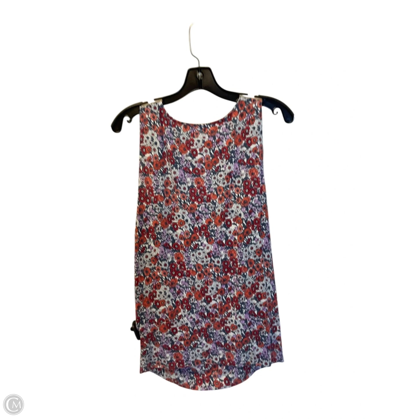 Top Sleeveless By Carve Designs In Floral Print, Size: S