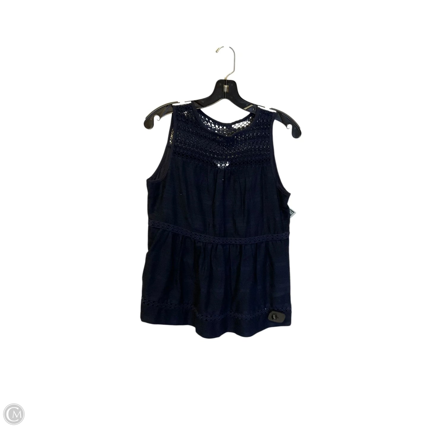 Top Sleeveless By Crown And Ivy In Navy, Size: S