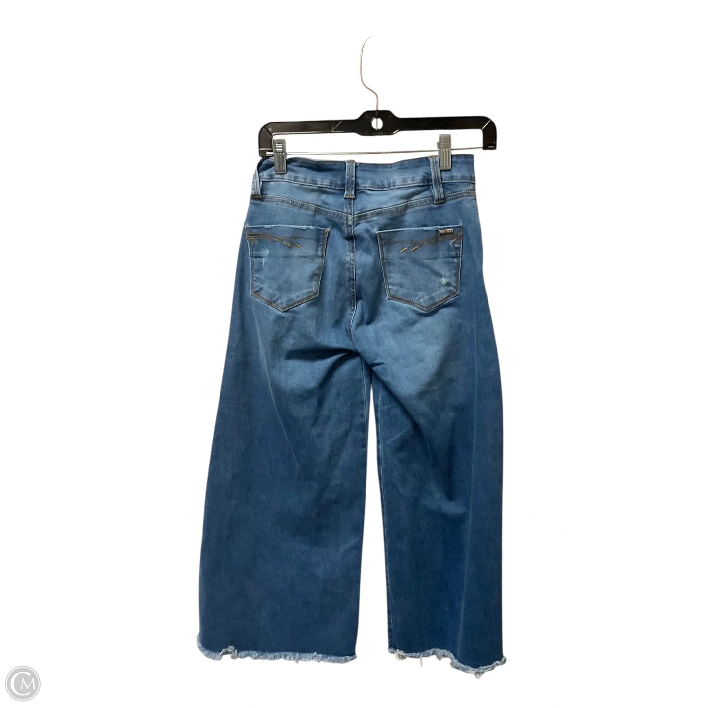 Jeans Cropped By Clothes Mentor In Blue Denim, Size: 6