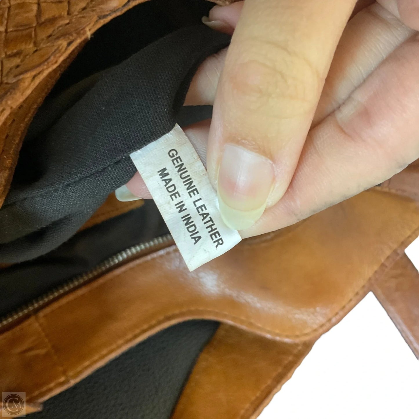 Crossbody Leather By Clothes Mentor, Size: Small