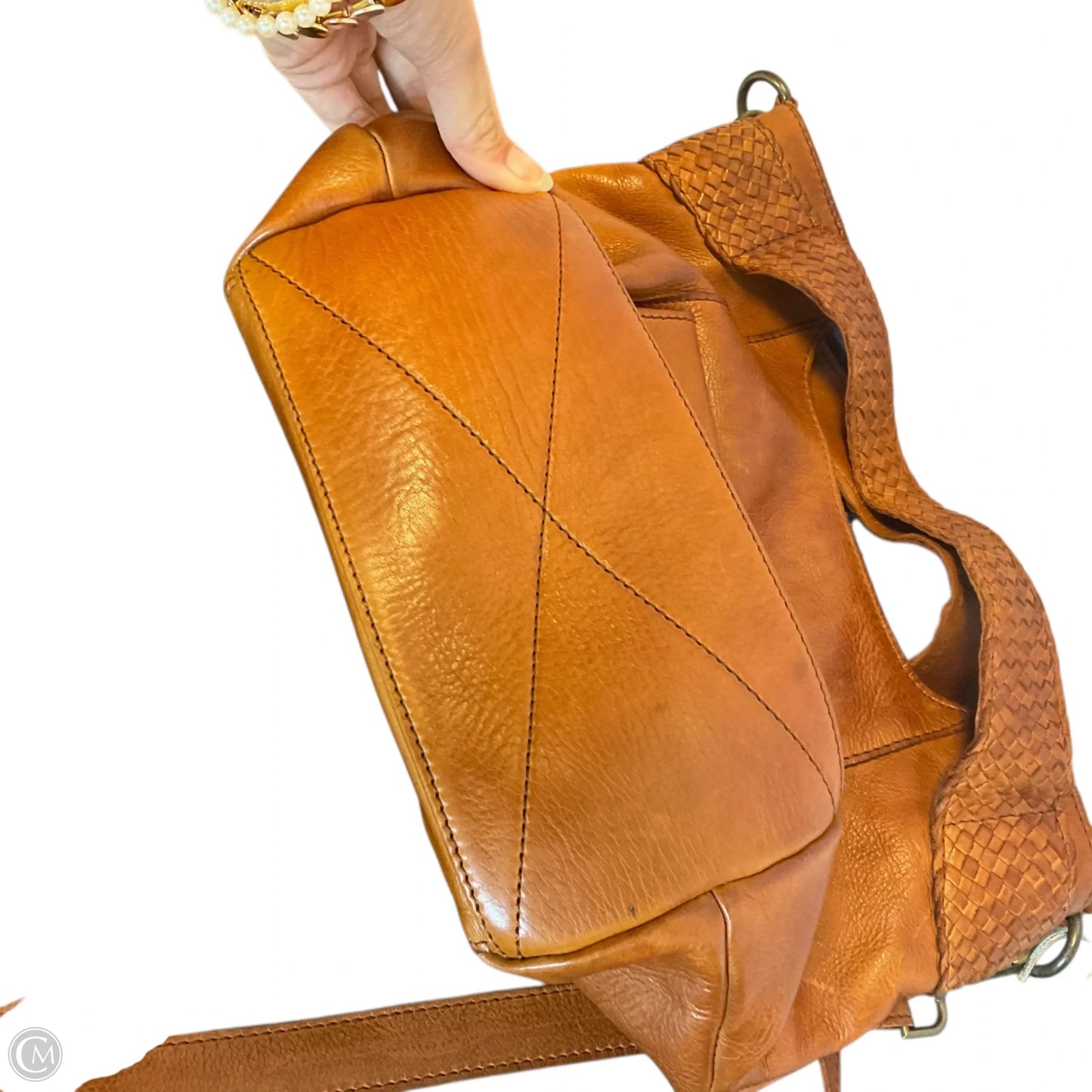 Crossbody Leather By Clothes Mentor, Size: Small