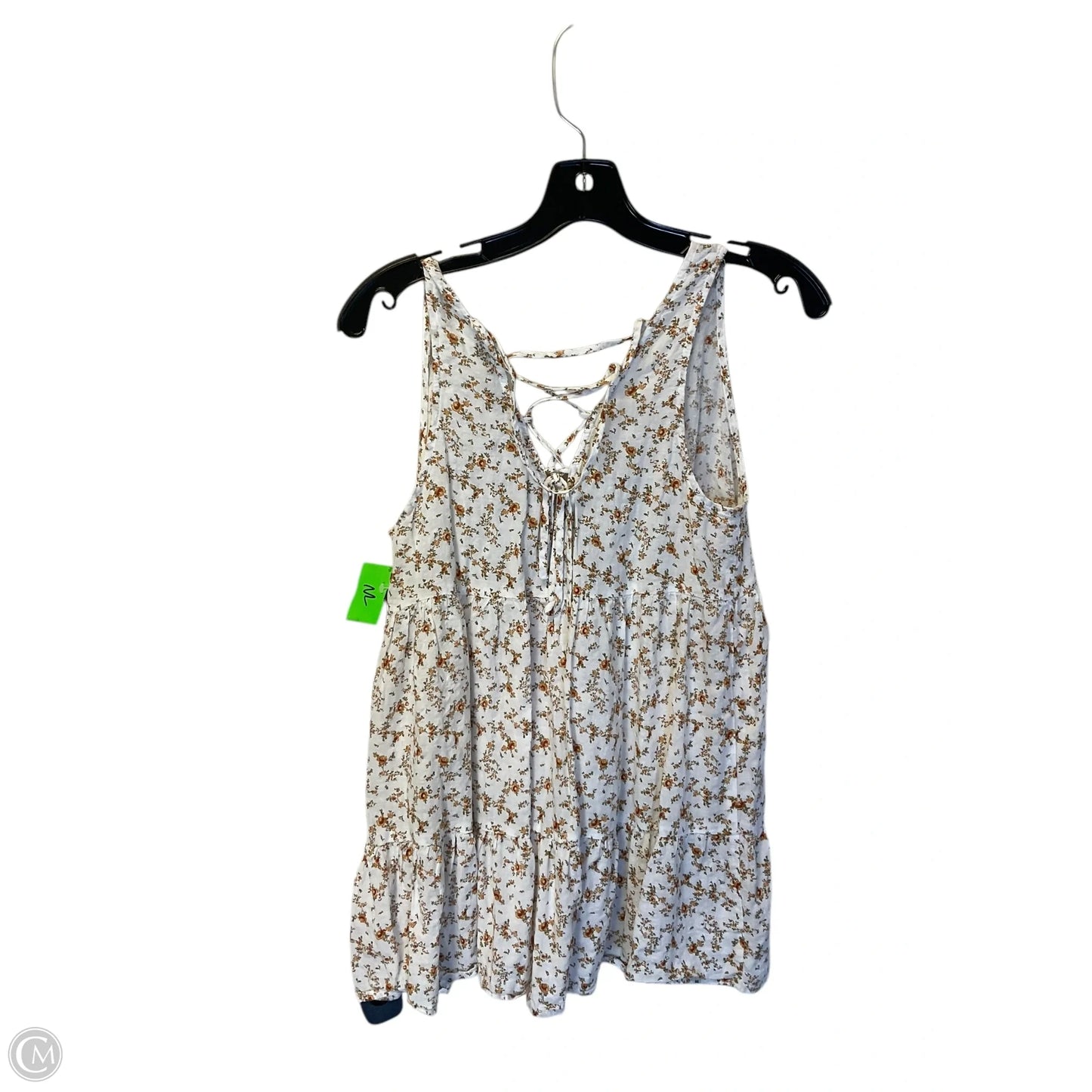 Top Sleeveless By Doe & Rae In Floral Print, Size: S