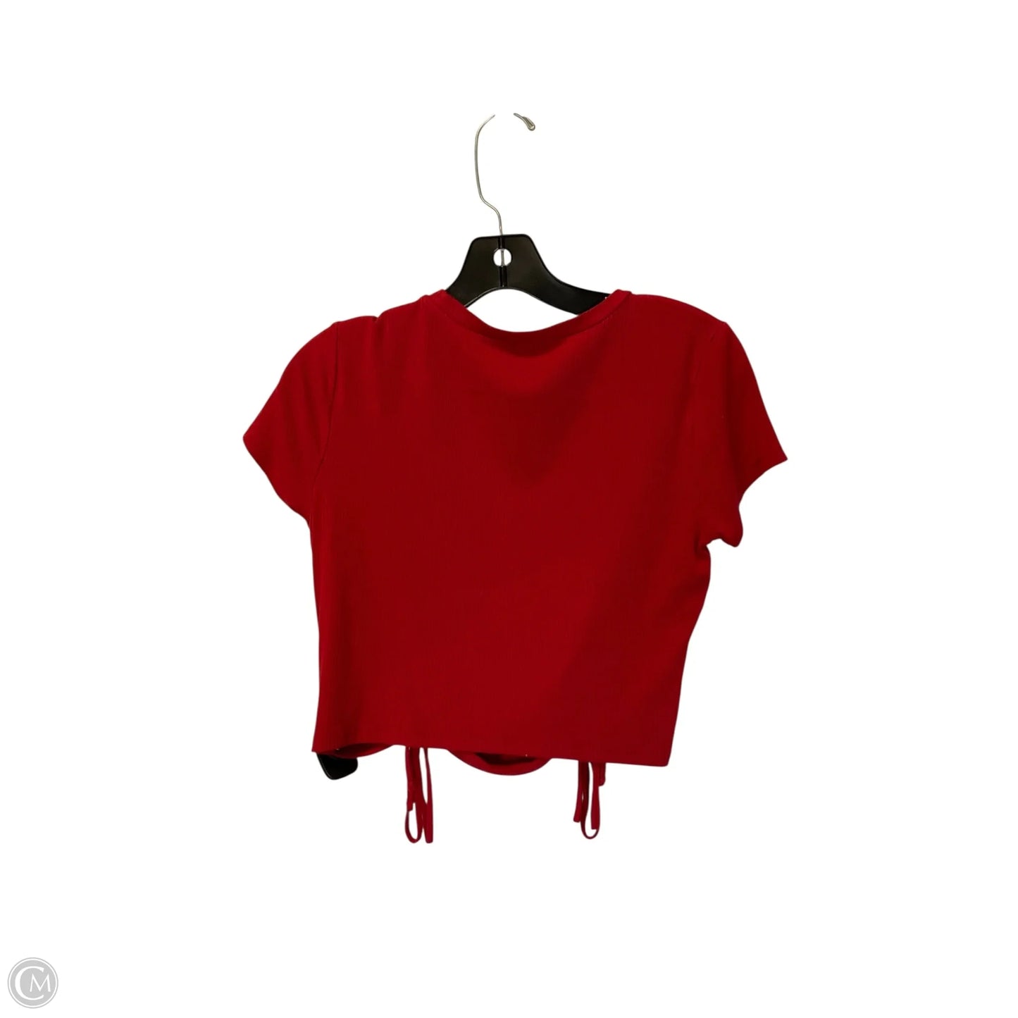 Top Short Sleeve By Garage In Red, Size: L