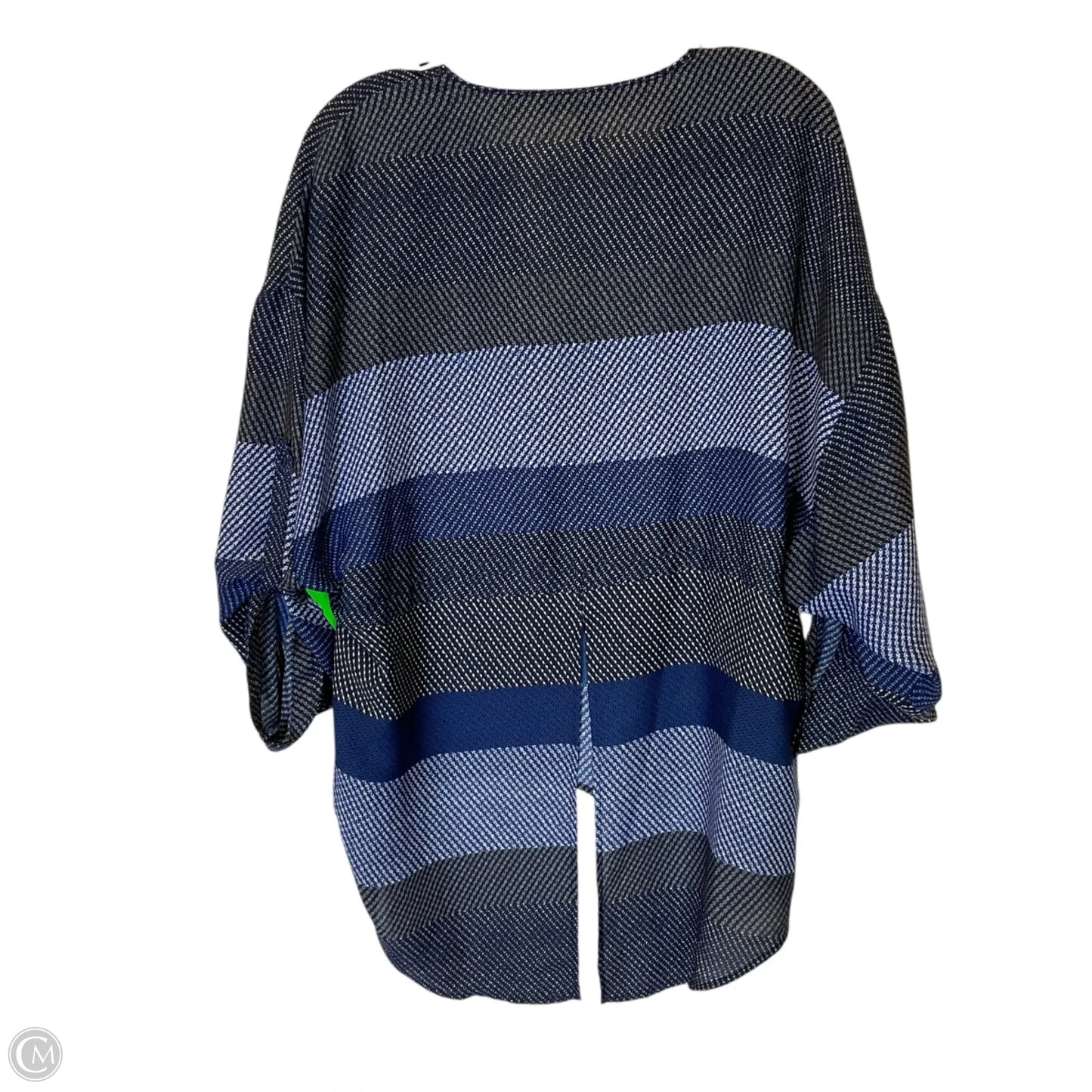 Top Short Sleeve By Bcbgmaxazria In Blue, Size: M