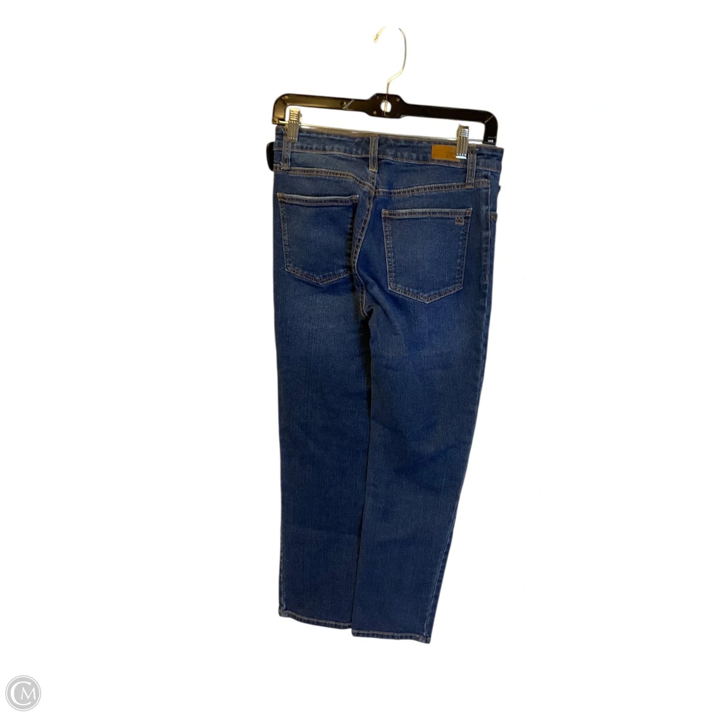 Jeans Straight By Crown And Ivy In Blue Denim, Size: 2