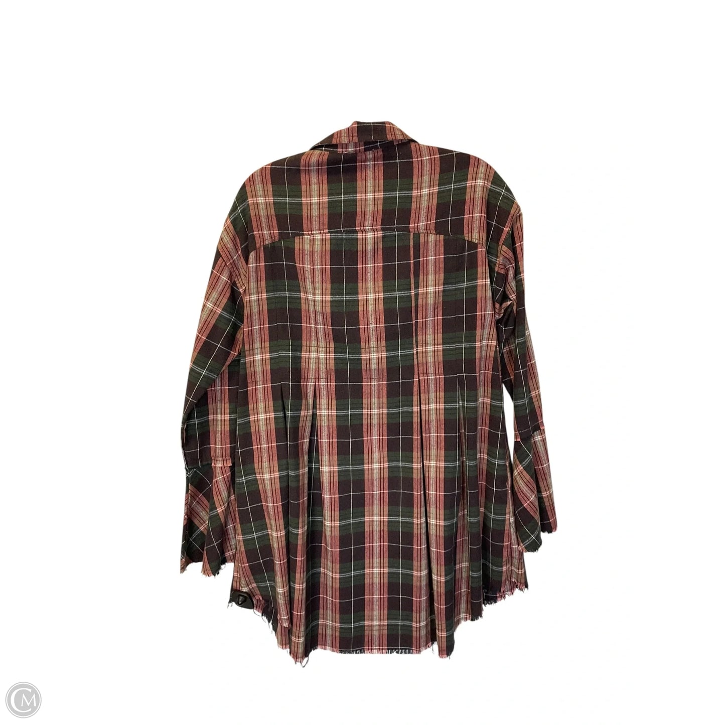 Dress Casual Short By Easel In Plaid Pattern, Size: M
