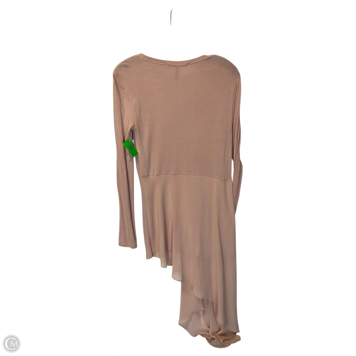 Top Long Sleeve By Bcbgmaxazria In Tan, Size: S