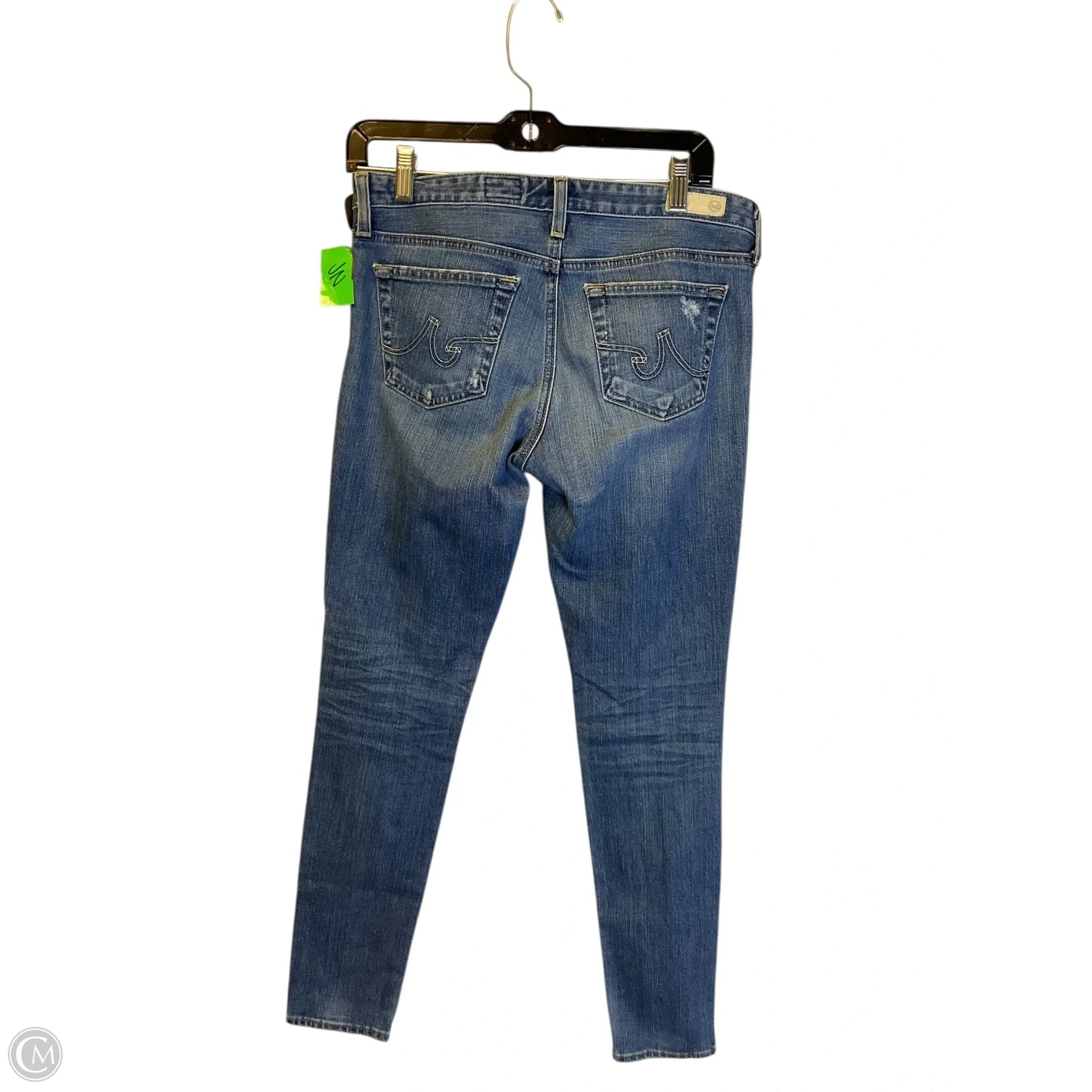 Jeans Skinny By Adriano Goldschmied In Blue Denim, Size: 6