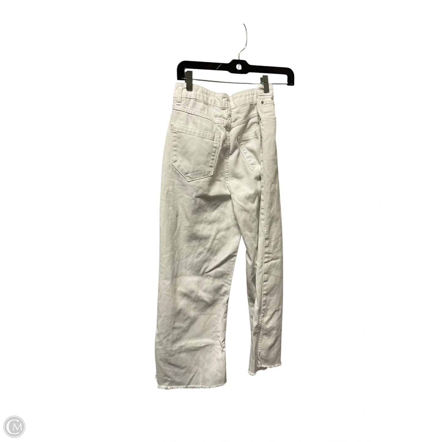 Jeans Wide Leg By Kensie In White Denim, Size: 4