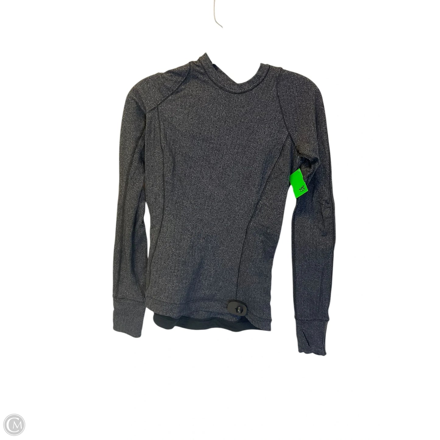 Athletic Top Long Sleeve Crewneck By Lululemon In Grey, Size: 4